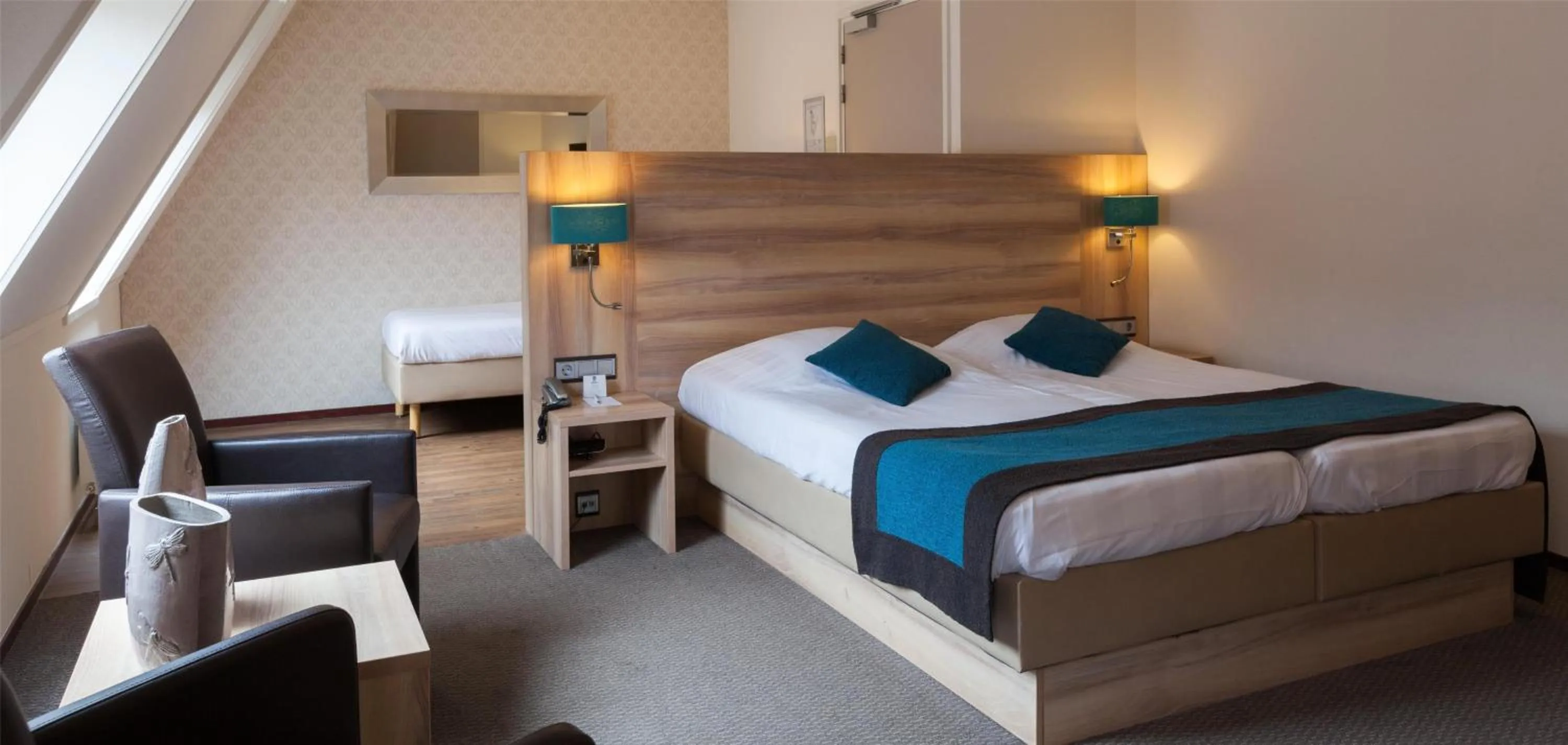 Triple Room with Three Single Beds in Best Western Hotel Baars