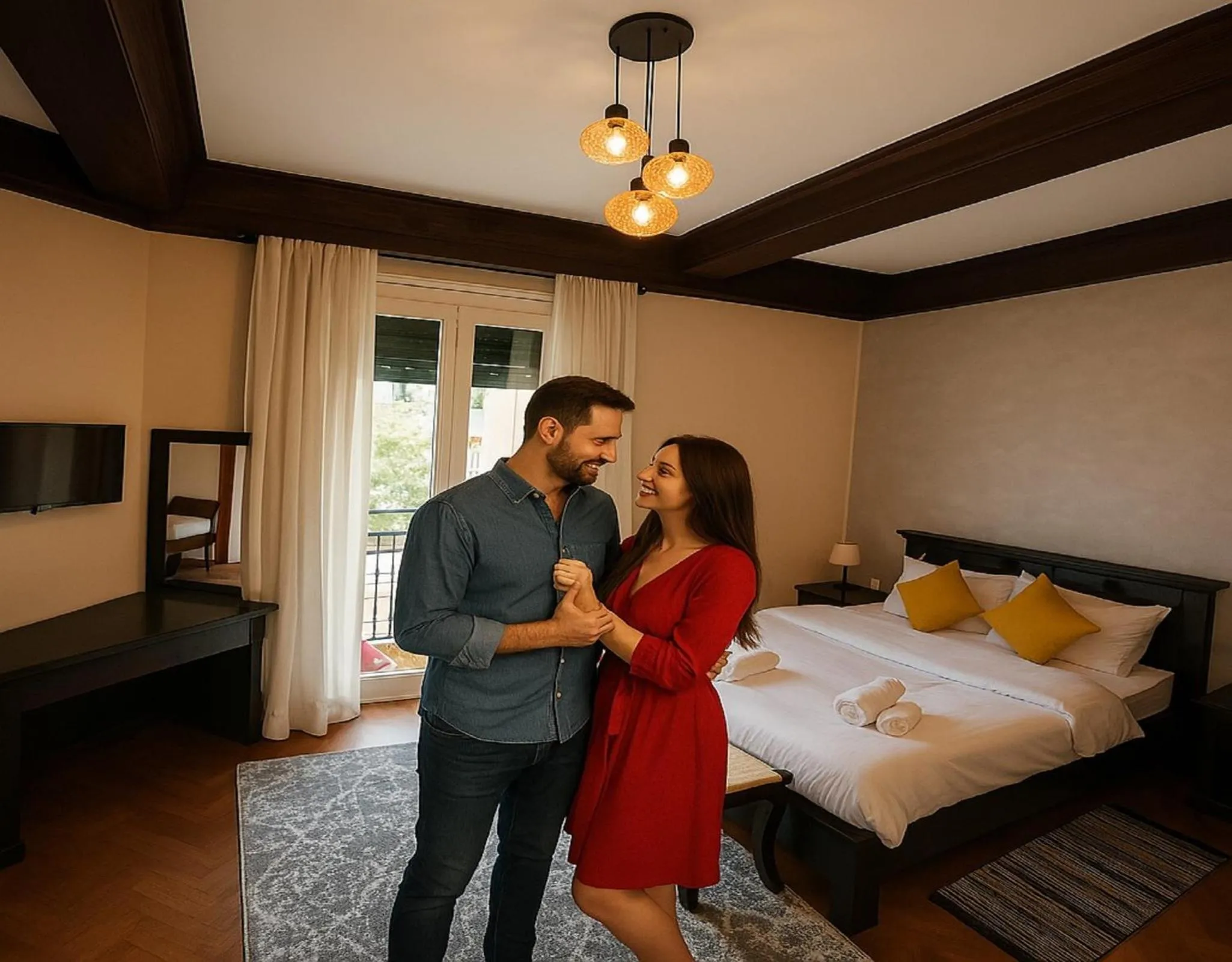 King Room with Balcony - single occupancy in Cairo Dream Boutique Hotel