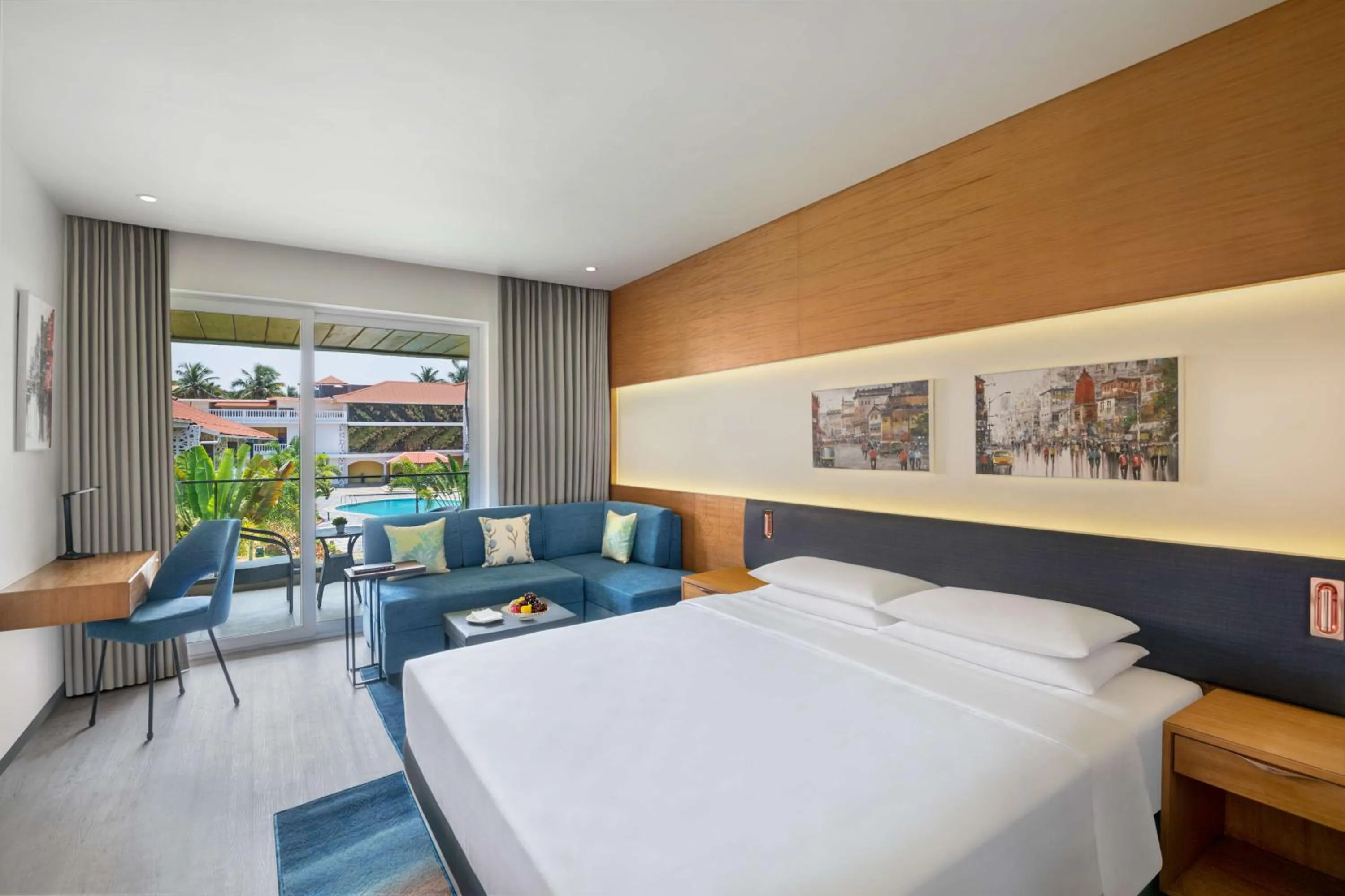 King Room with Balcony and Pool View in Hyatt Place Goa Candolim