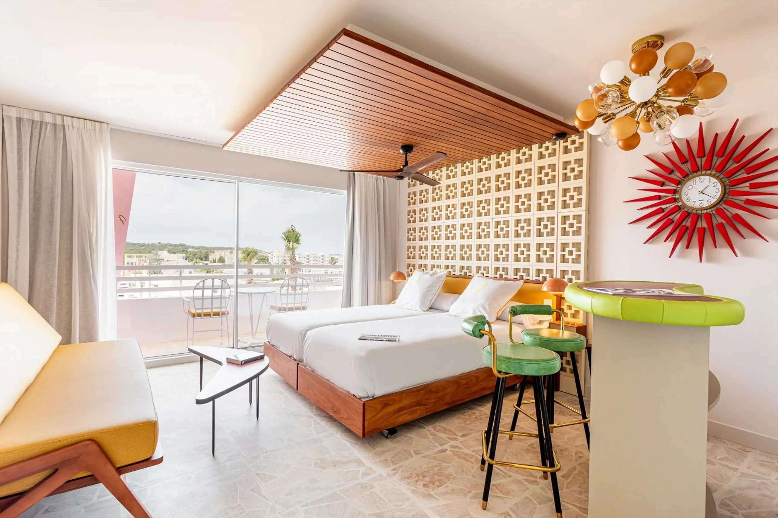 Junior Suite with Pool View in Los Felices Ibiza