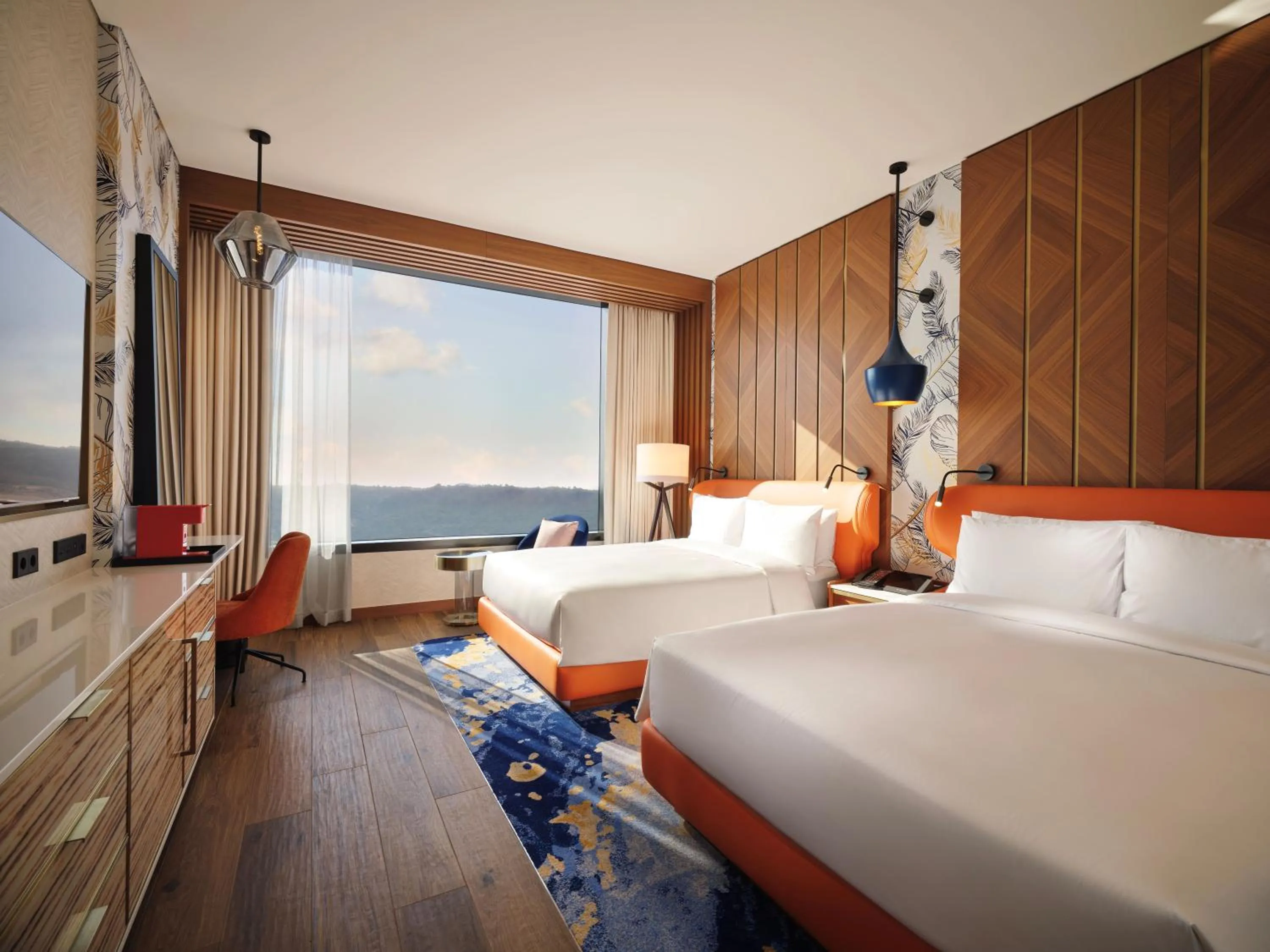 [Forest Tower] Business Deluxe Double Queen with Wellness Club and Splash Bay in INSPIRE Entertainment Resort