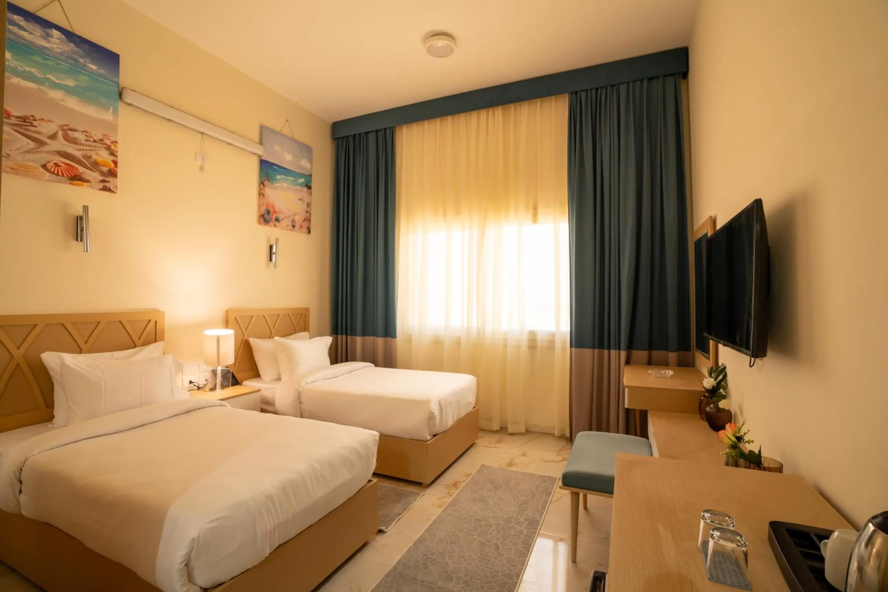 Standard Twin Room With City View in Azal Lagoons Resort Abu Simbel