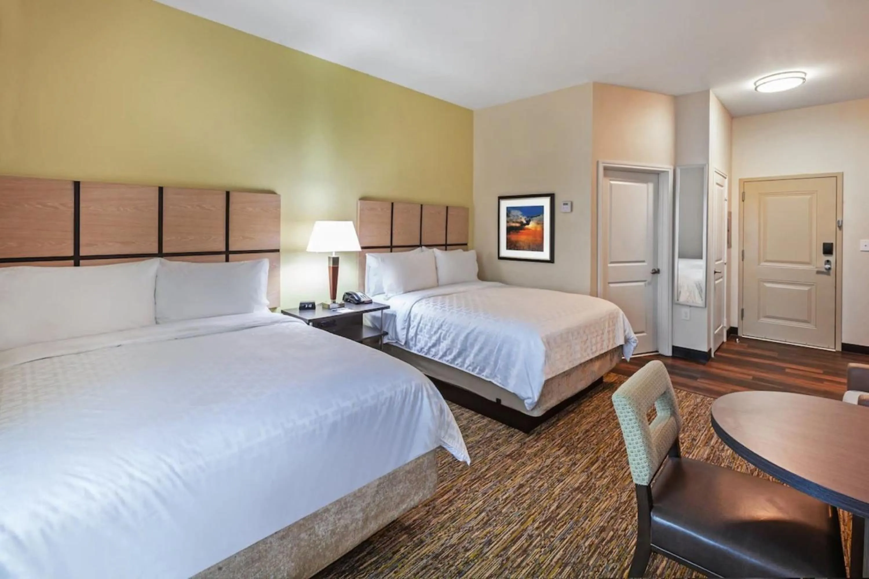 Queen Studio with Two Queen Beds - Hearing Accessible - Non-Smoking in Candlewood Suites Midland by IHG