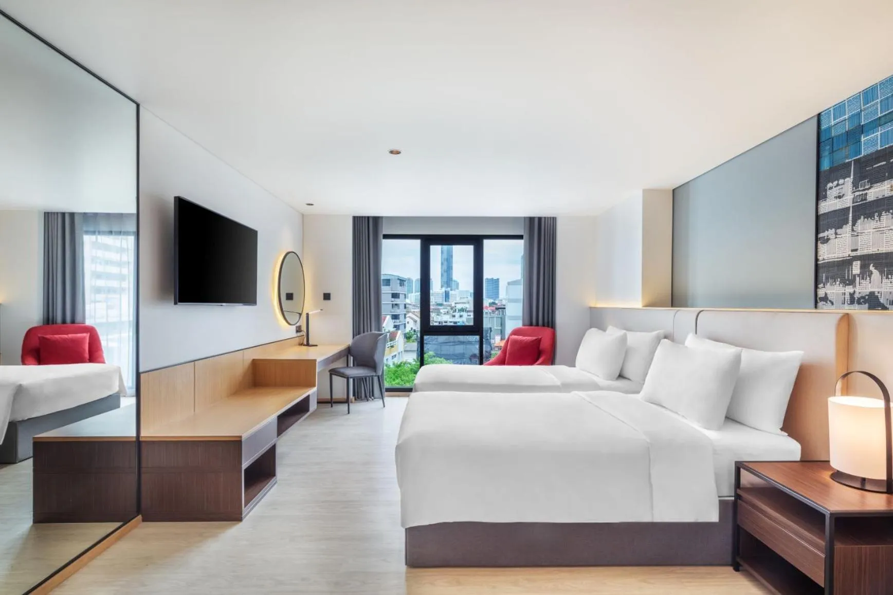 Deluxe Twin Room in Best Western Click Sathorn 11 Bangkok