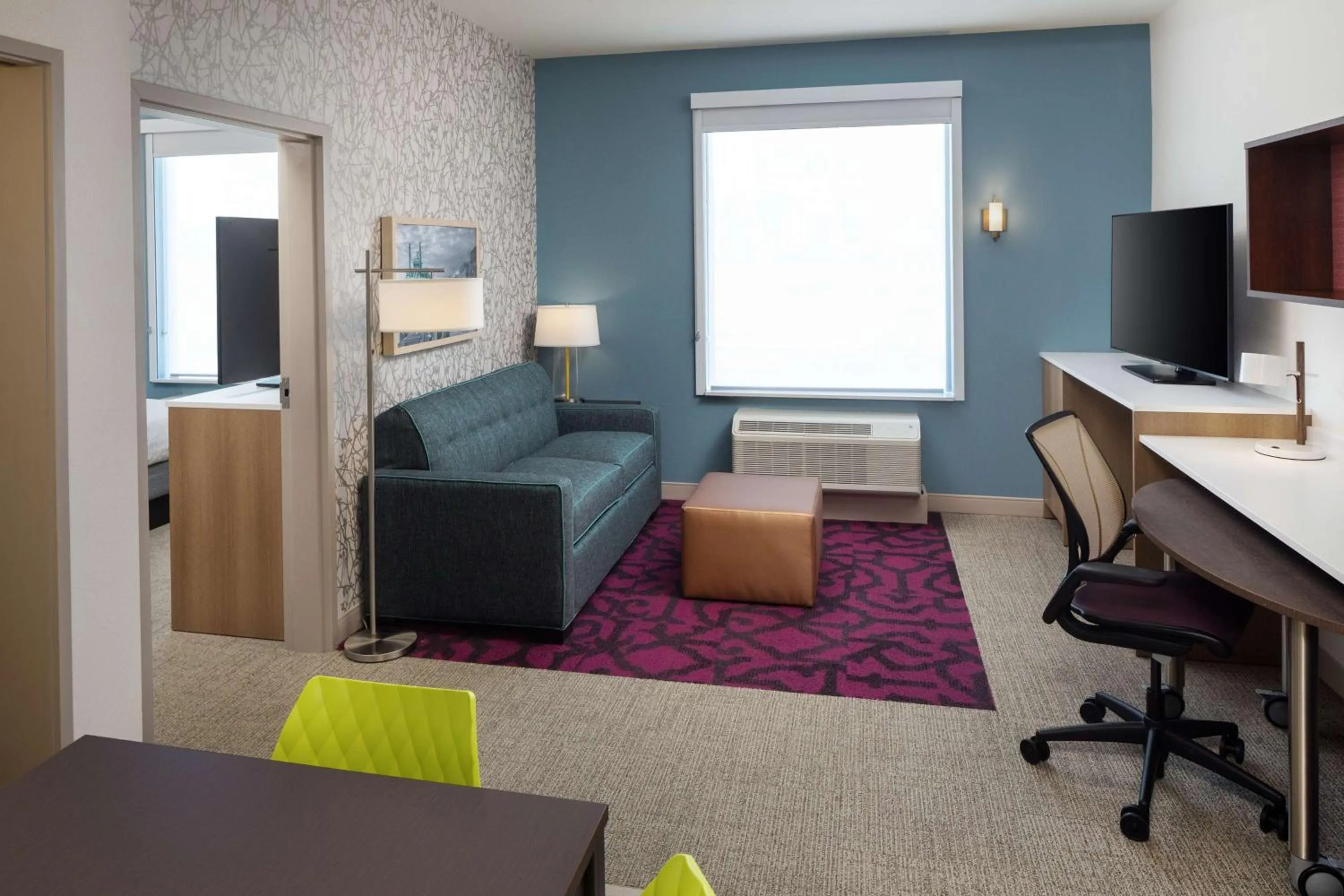 King Suite with Roll-In Shower - Mobility/Hearing Access in Home2 Suites By Hilton Wilmington Medical Park Downtown