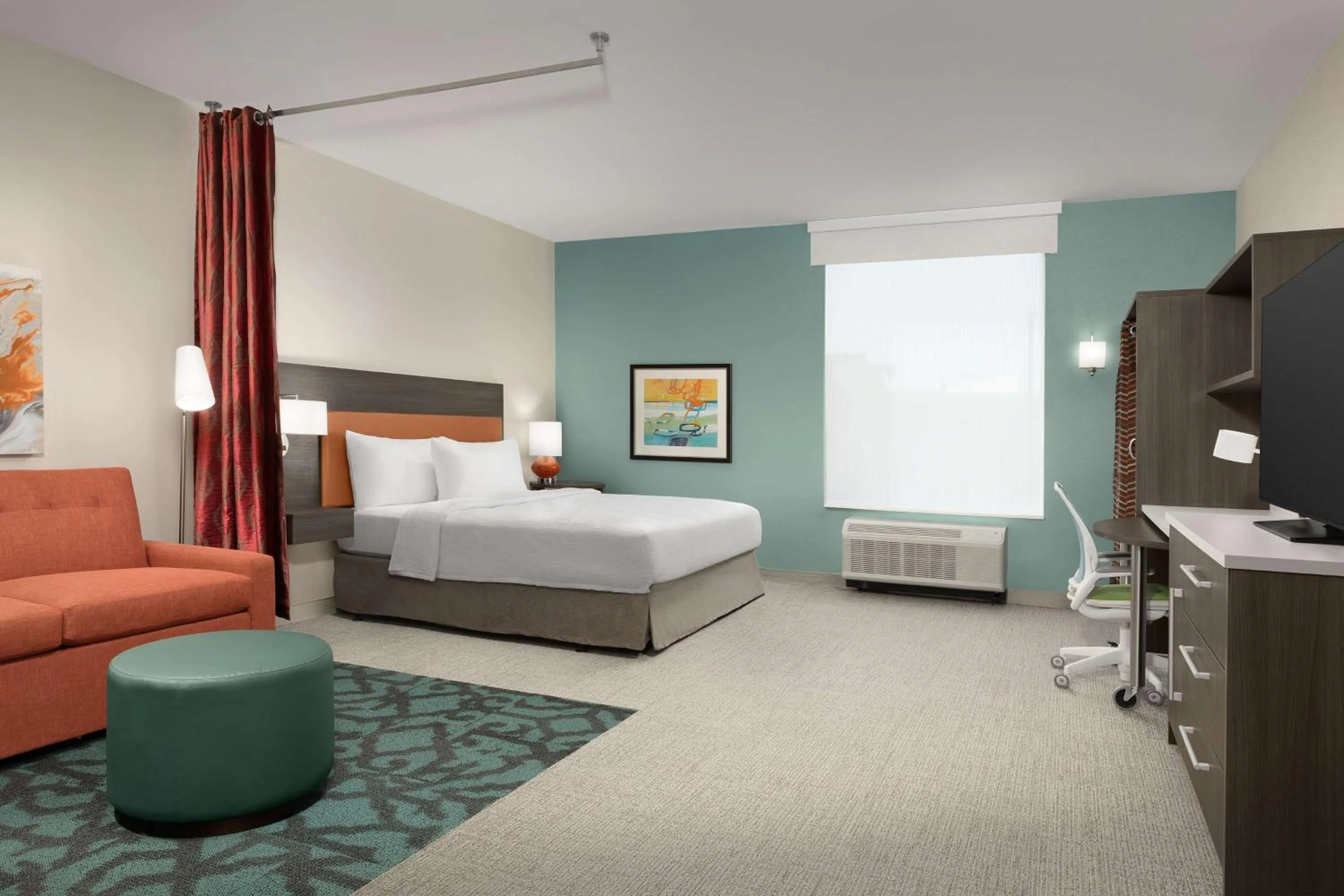 King Studio Suite with Bath Tub - Mobility Accessible in Home2 Suites By Hilton Abilene Southwest