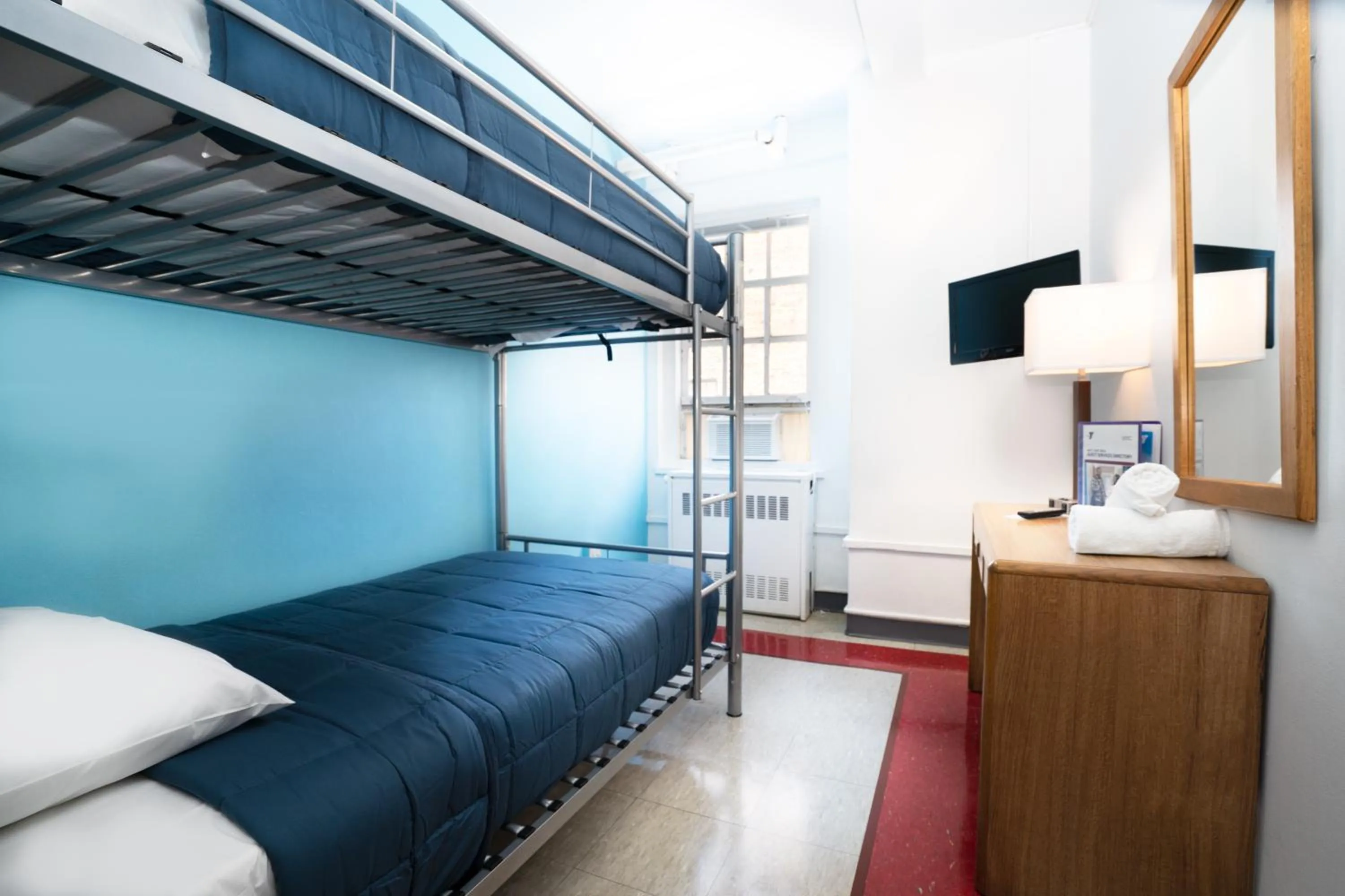 Private Bunk Bed Room with Shared Bathroom in West Side YMCA