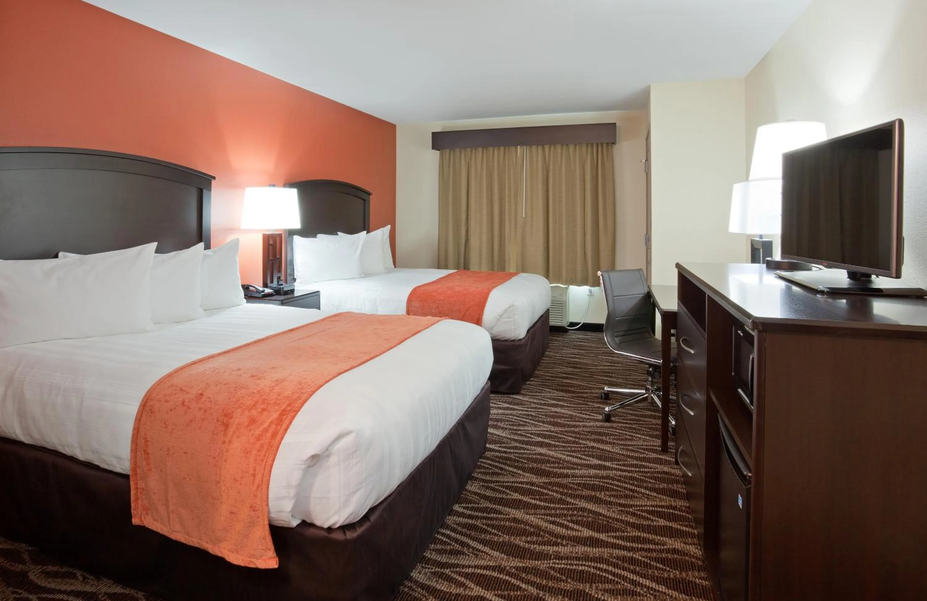 Queen Room with Two Queen Beds - Non-Smoking in AmericInn by Wyndham Waupun