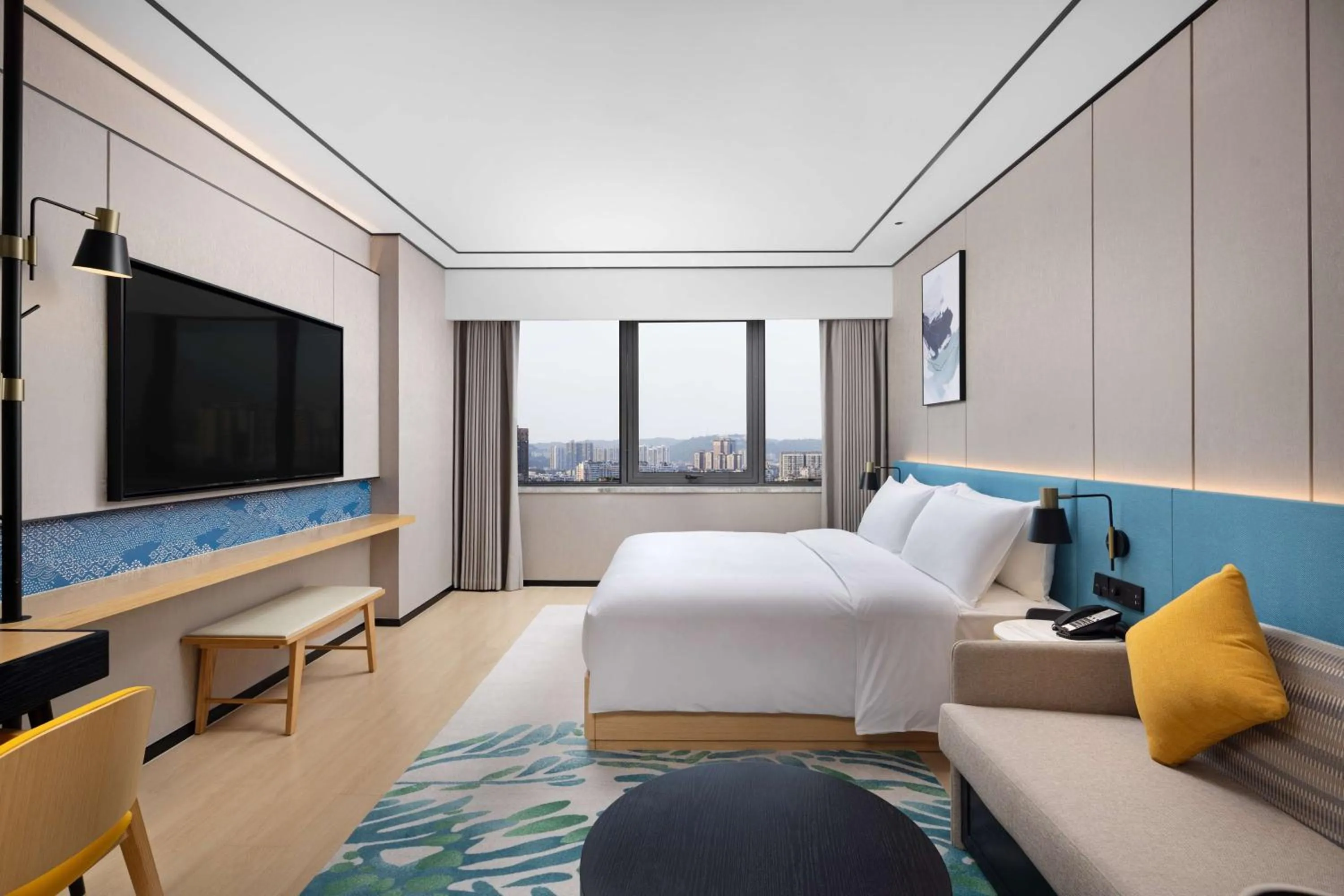 Deluxe King Room in Hilton Garden Inn Zigong High-Tech Zone