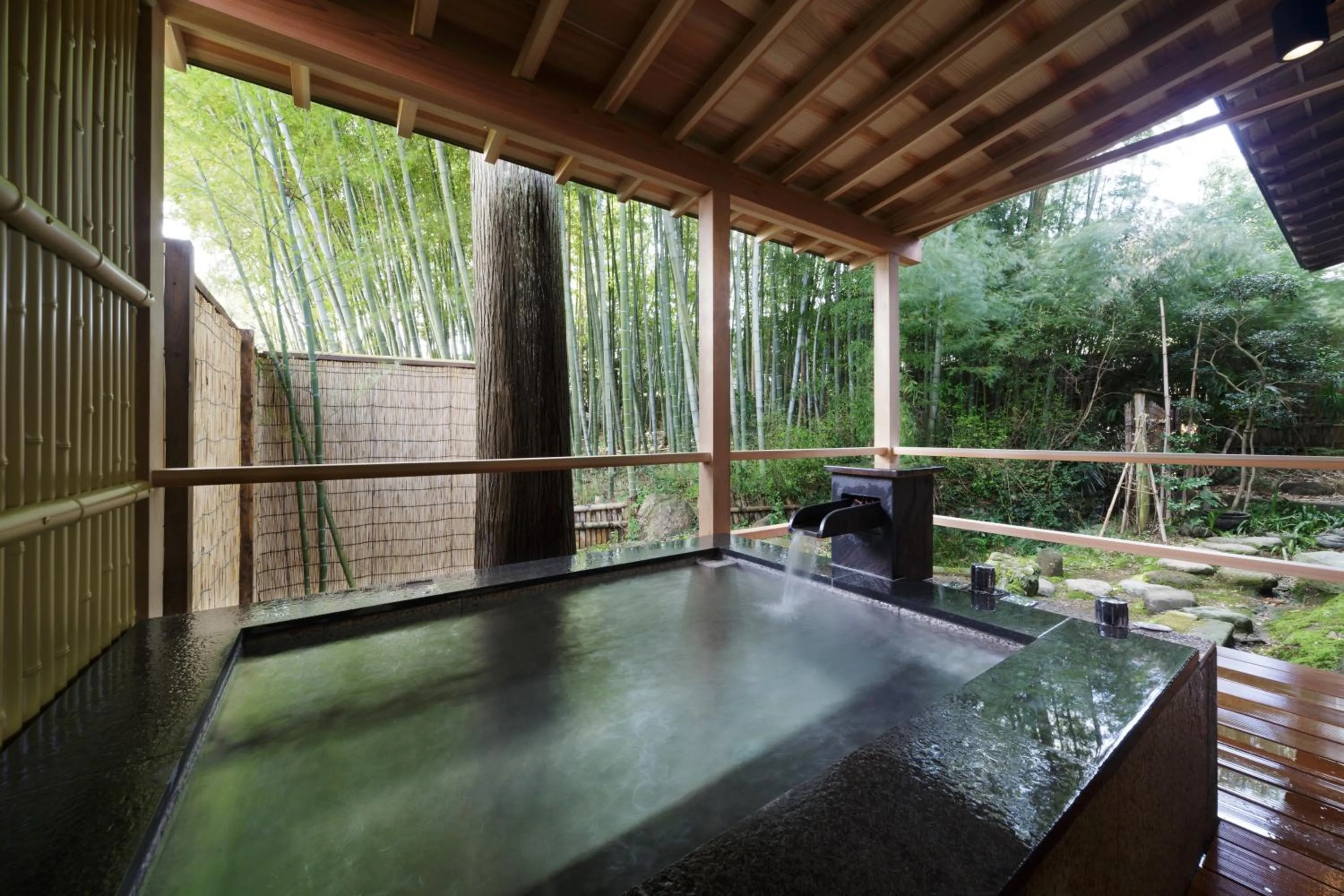 Japanese-Style Room with Open-Air Bath (16 Tatami)【常磐】 in Koshi no yado Takashimaya