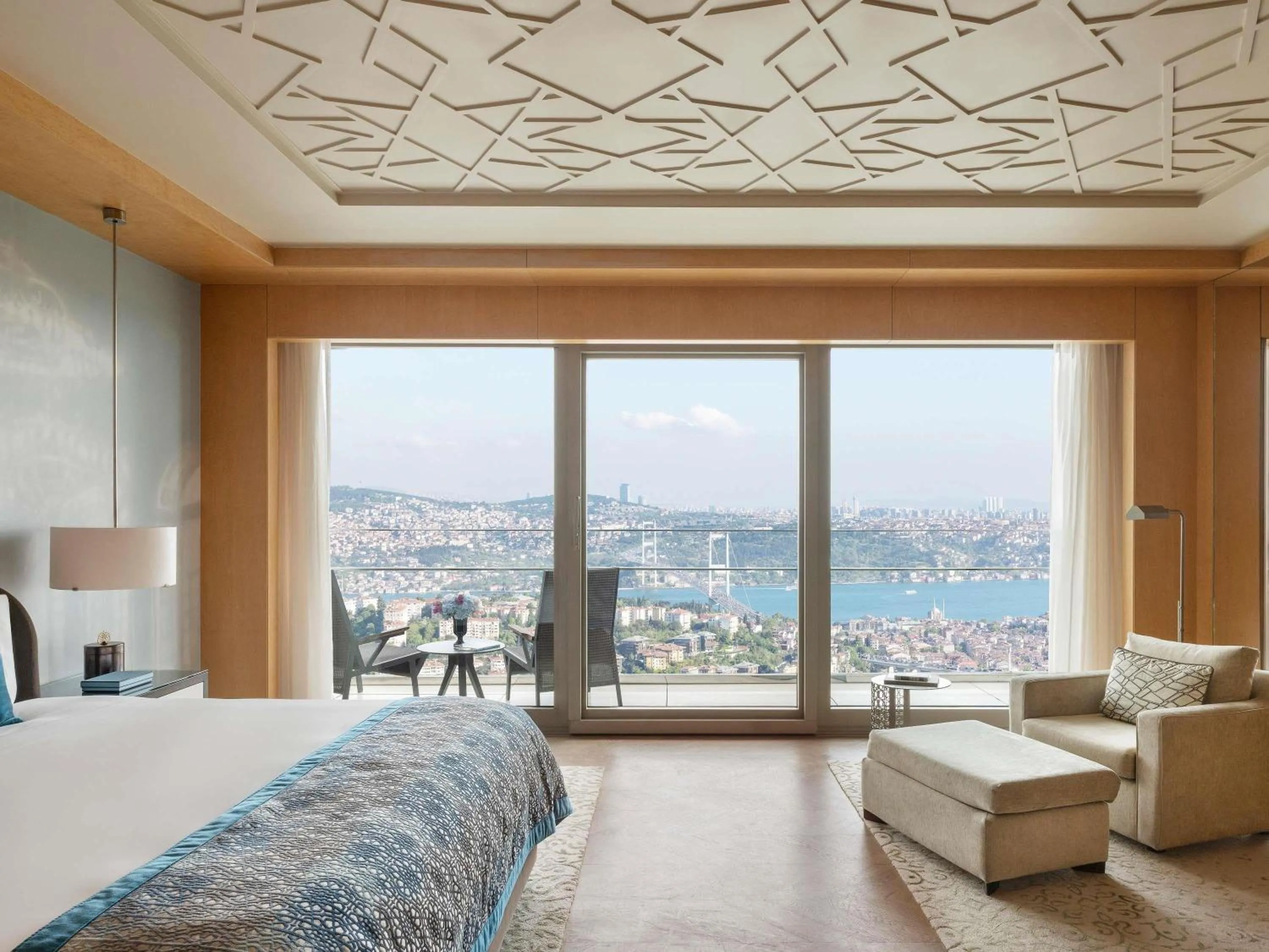 Deluxe Room with Bosphorus View in Raffles Istanbul