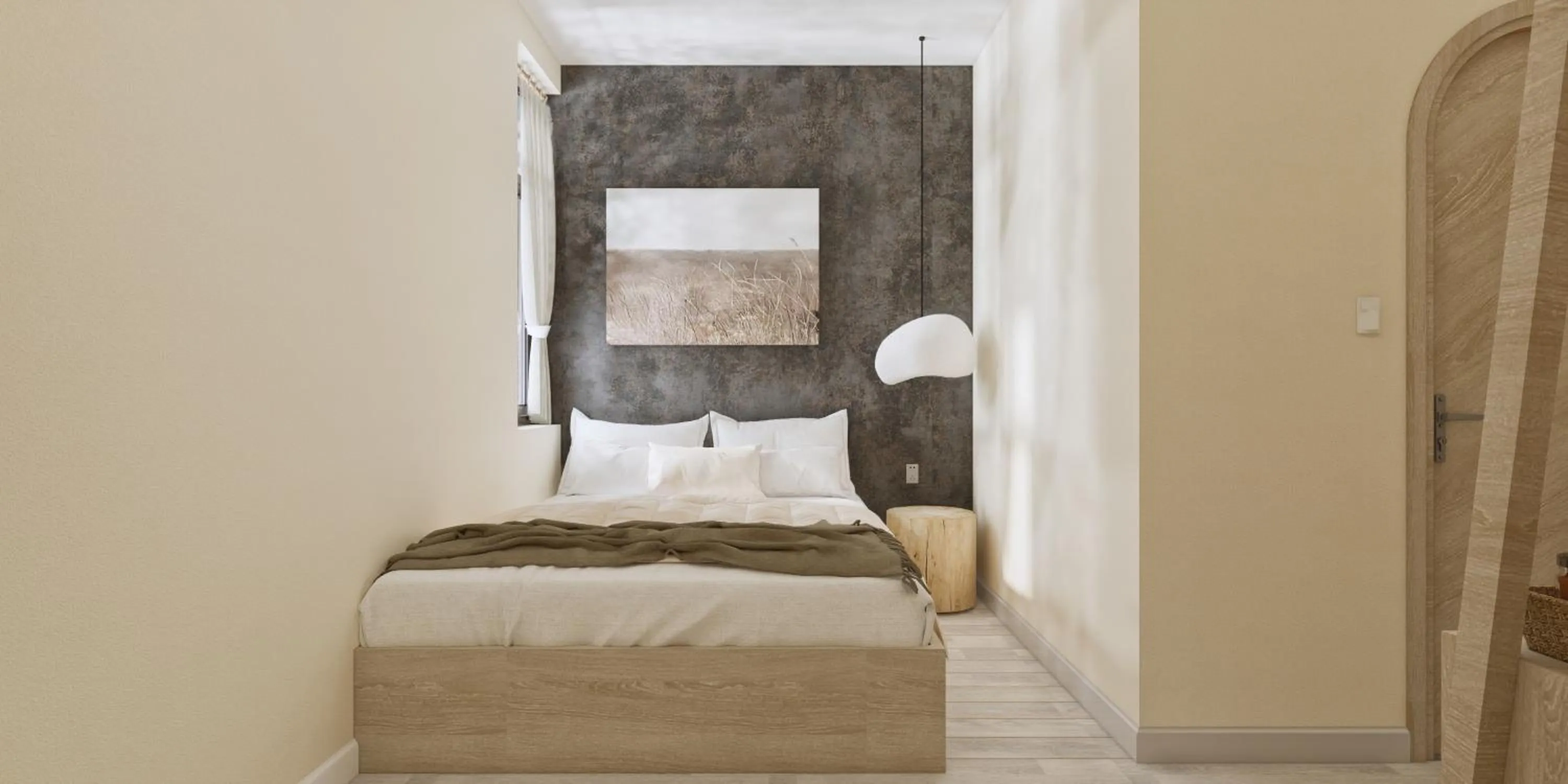 King Room with Garden View in Chloe Homestay