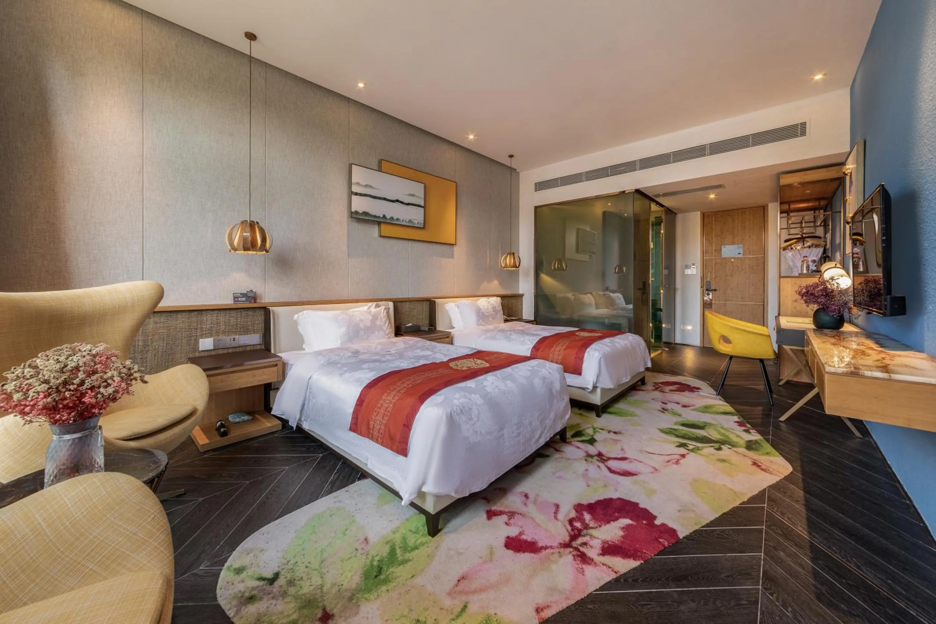 Deluxe Twin Room in Nanxianglou Art Hotel