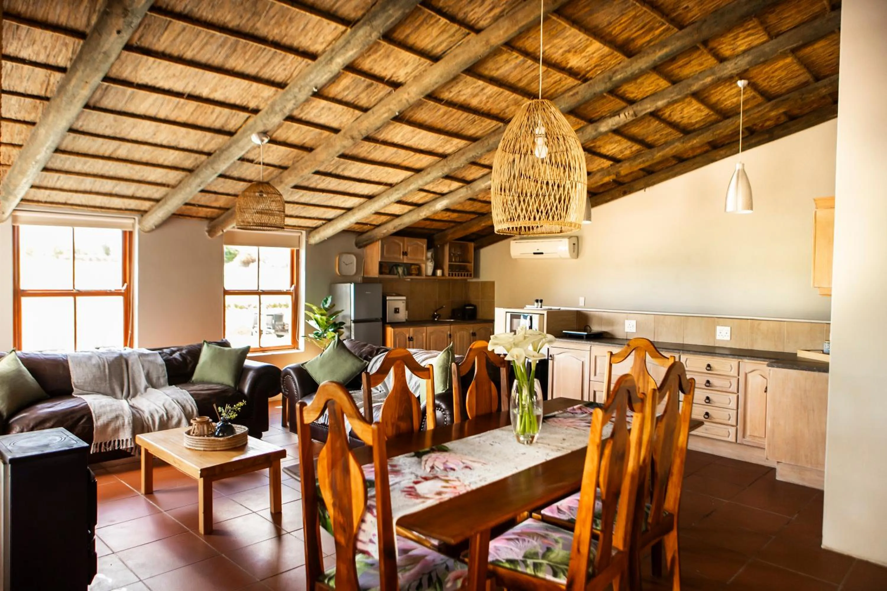Quadruple Room with Balcony in Skilpadvlei Wine Farm