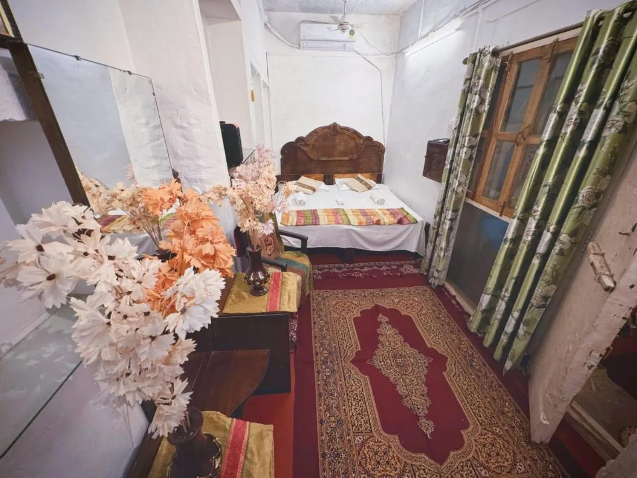 Double Room with Private Bathroom - single occupancy in Narayana's Haveli