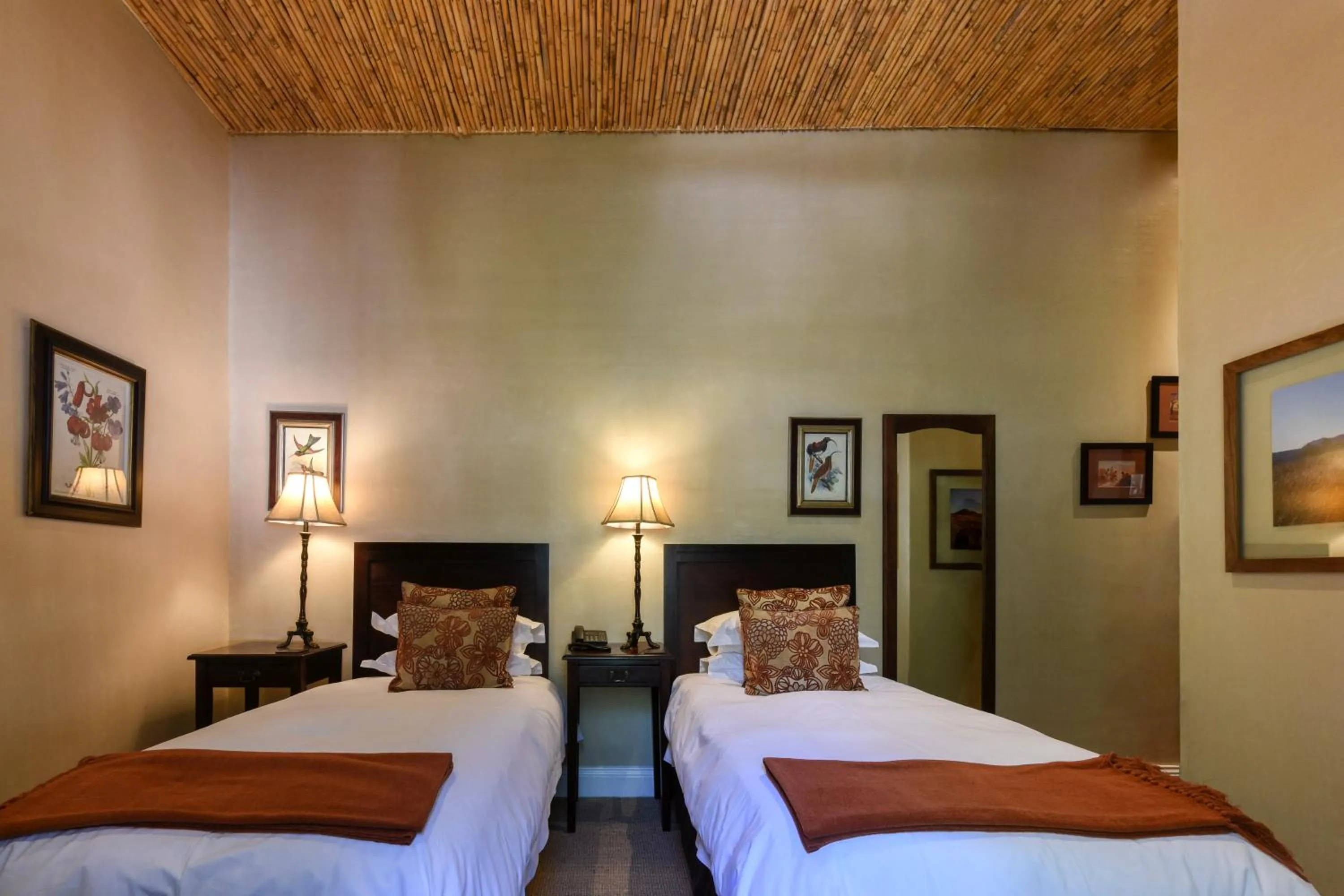 Camdeboo Manor Standard Twin Room with Garden View with 2 Game Drives - single occupancy in Mount Camdeboo Private Game Reserve by NEWMARK