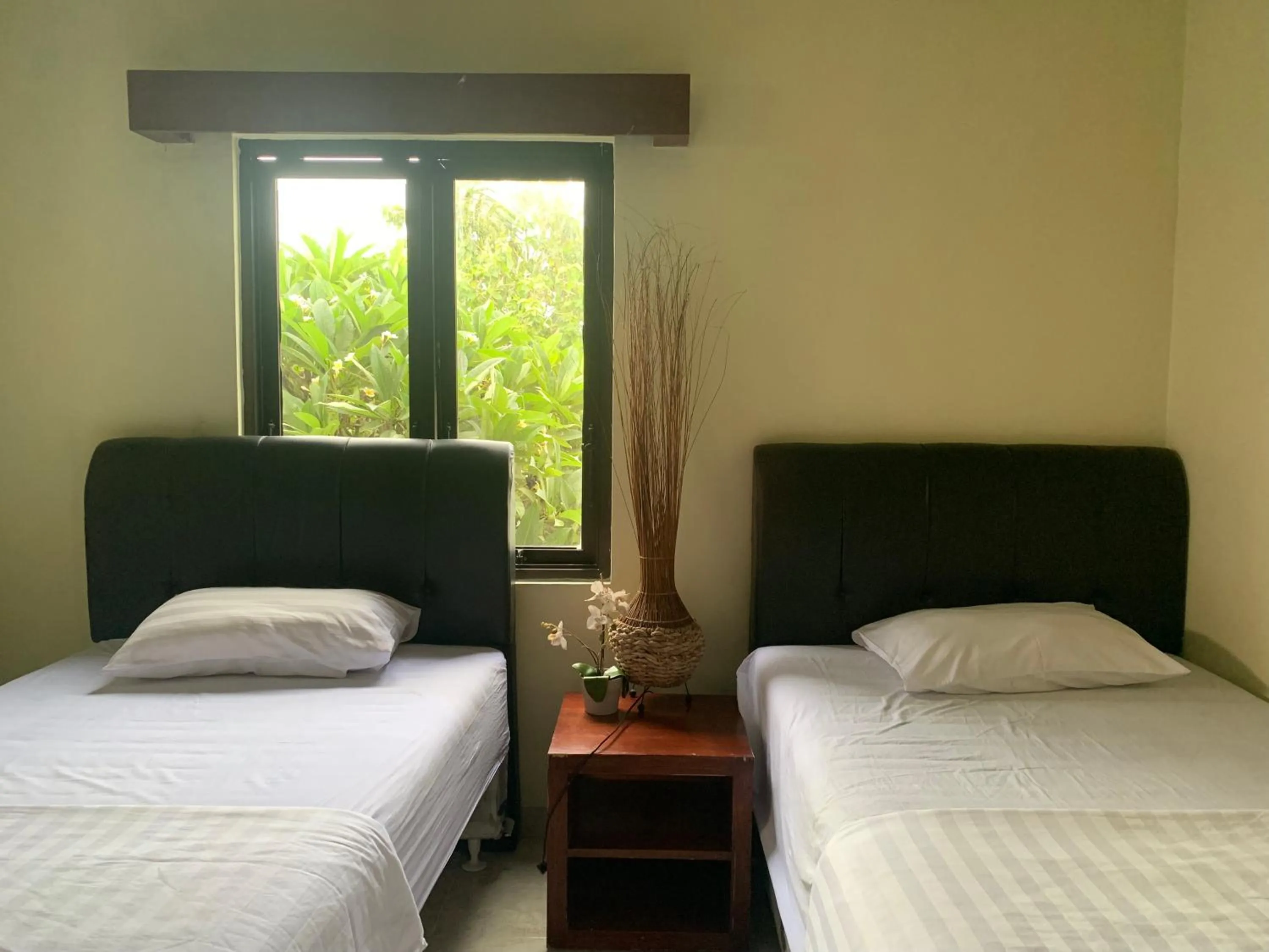 Double or Twin Room with Private Bathroom - single occupancy in Cozy Palm Villa