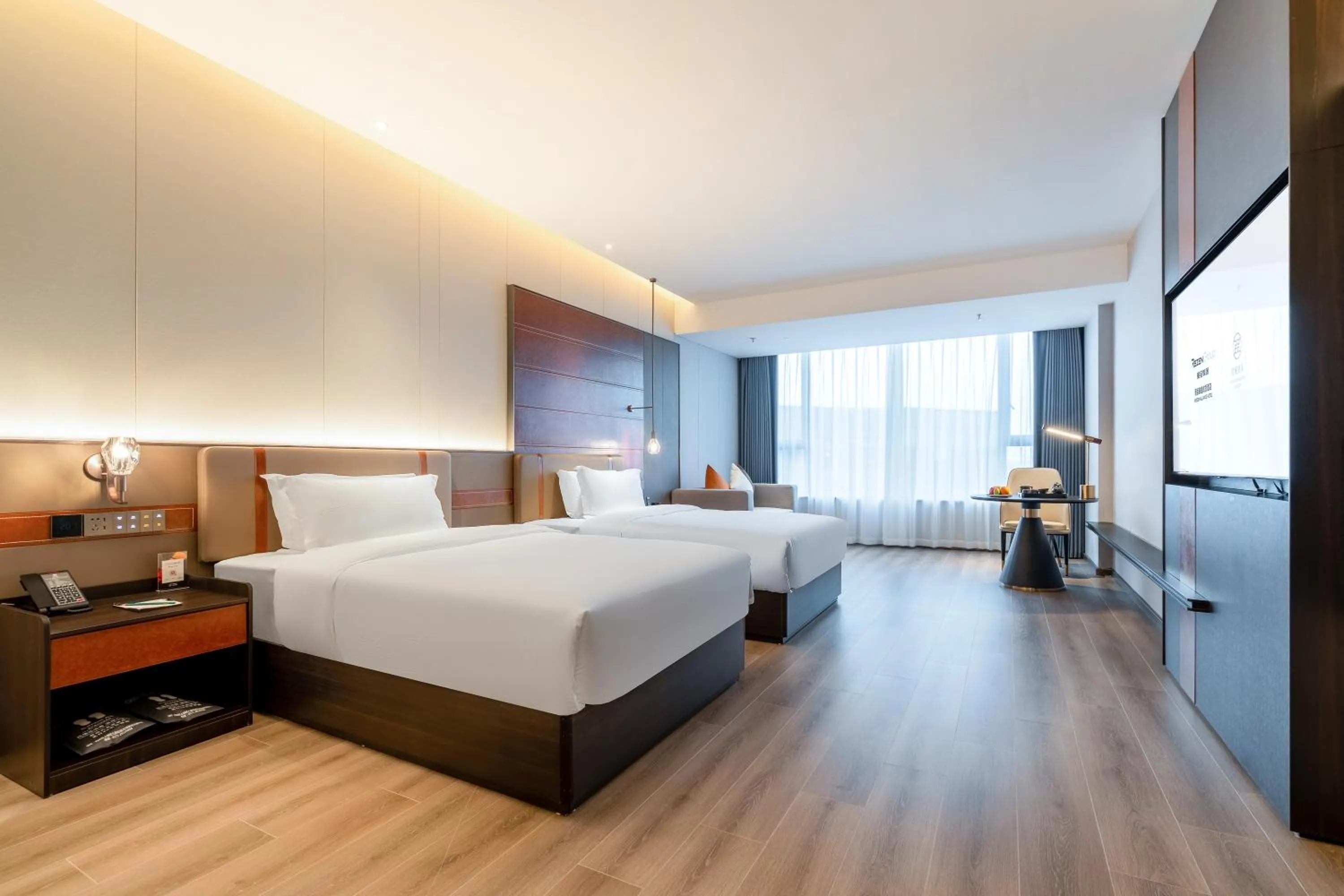 Large Twin Room in The Puyan Hotel Hangzhou Jiubao