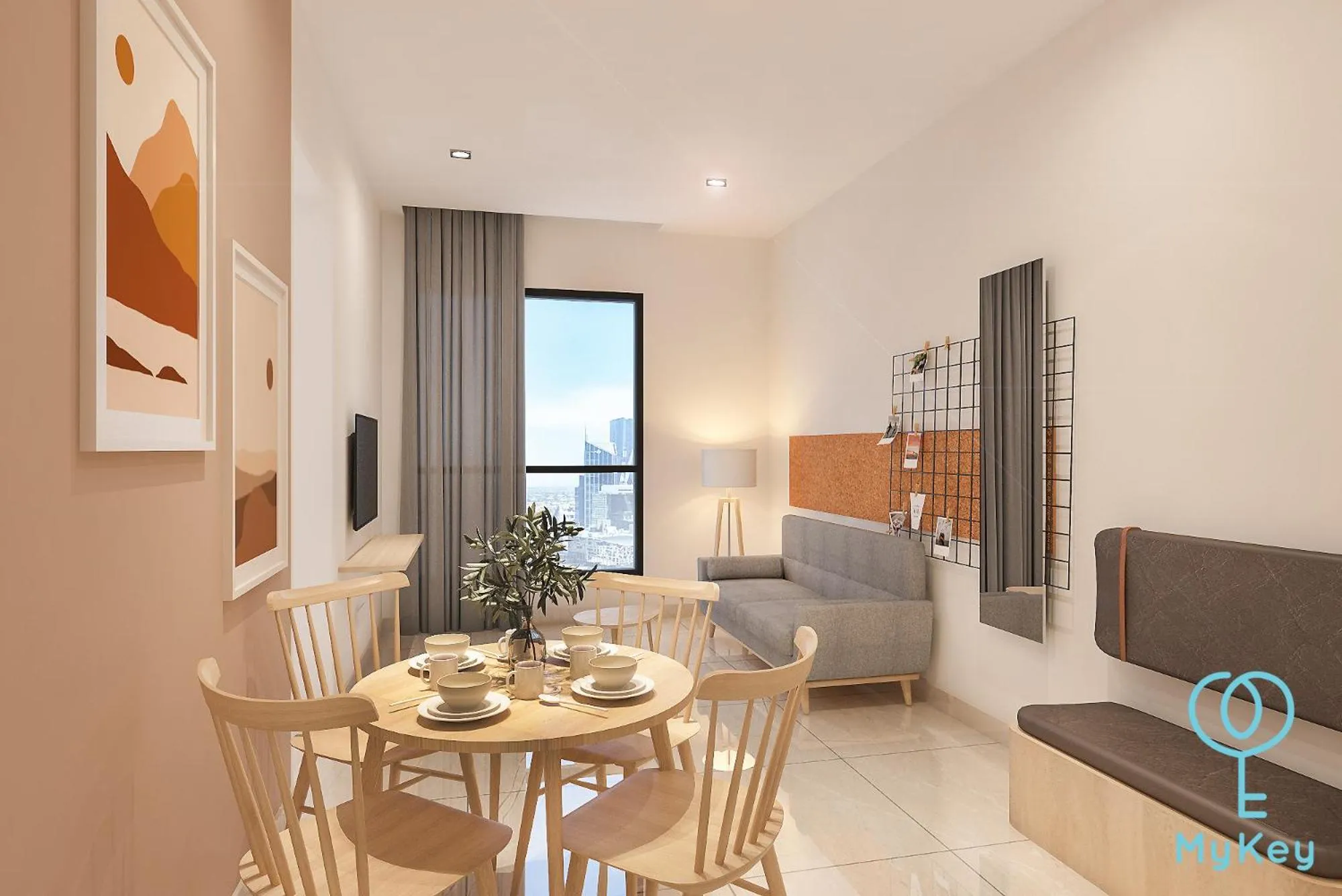 Modern Two-Bedroom in Mossaz Suites by MyKey