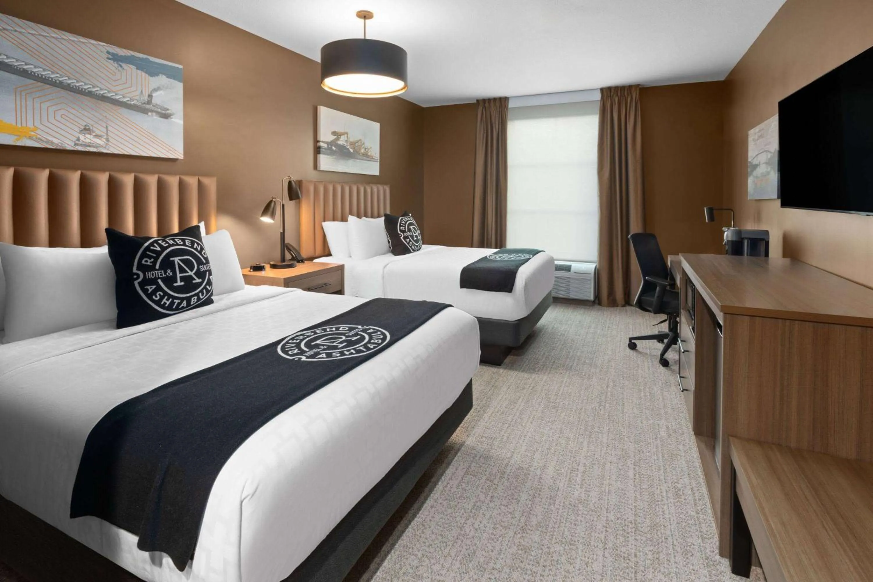 Queen Room with Two Queen Beds - Non-Smoking in Riverbend Hotel and Suites, Trademark Collection by Wyndham
