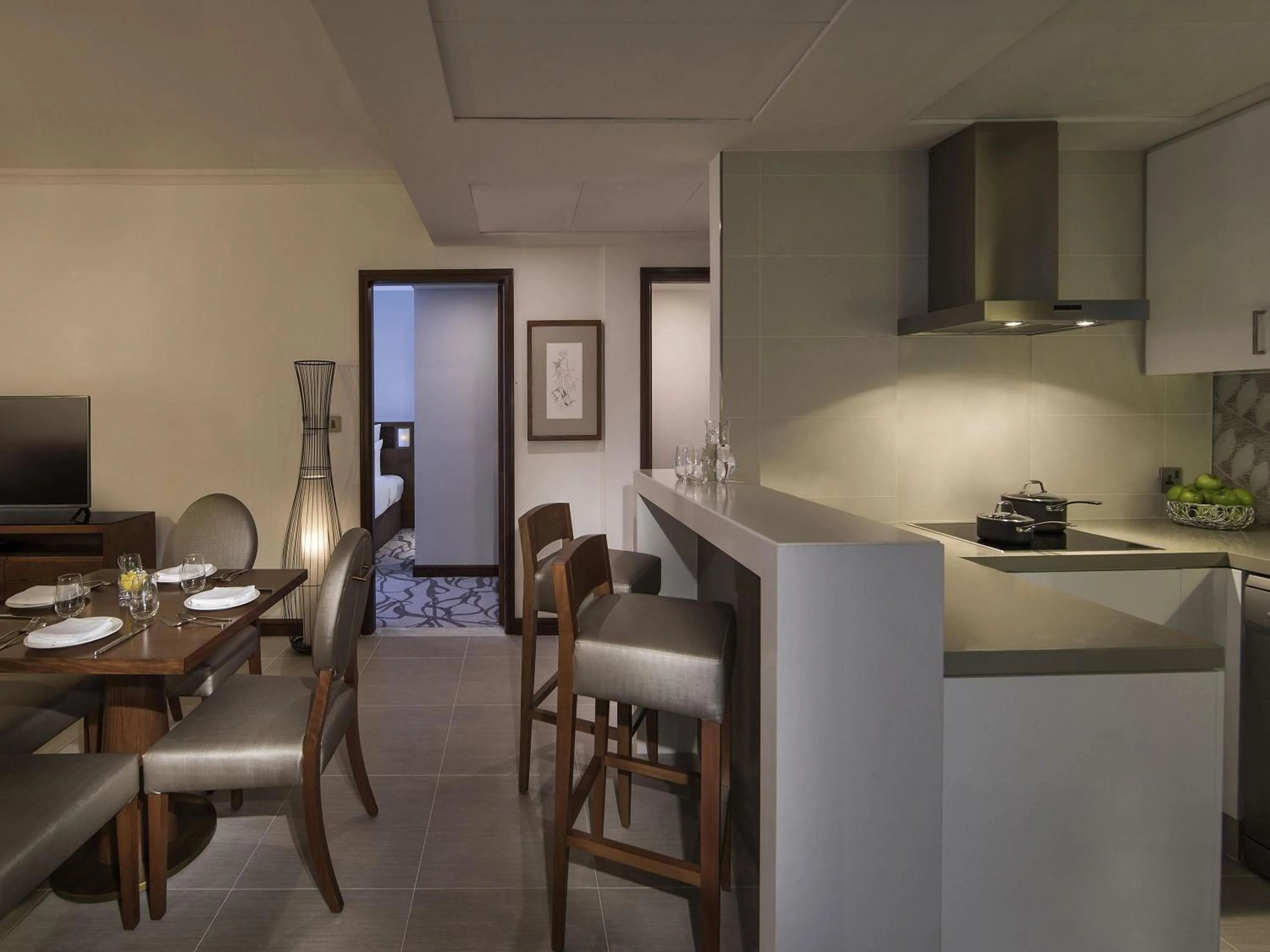 One-Bedroom Apartment with City View in Pullman Dubai Creek City Centre Residences