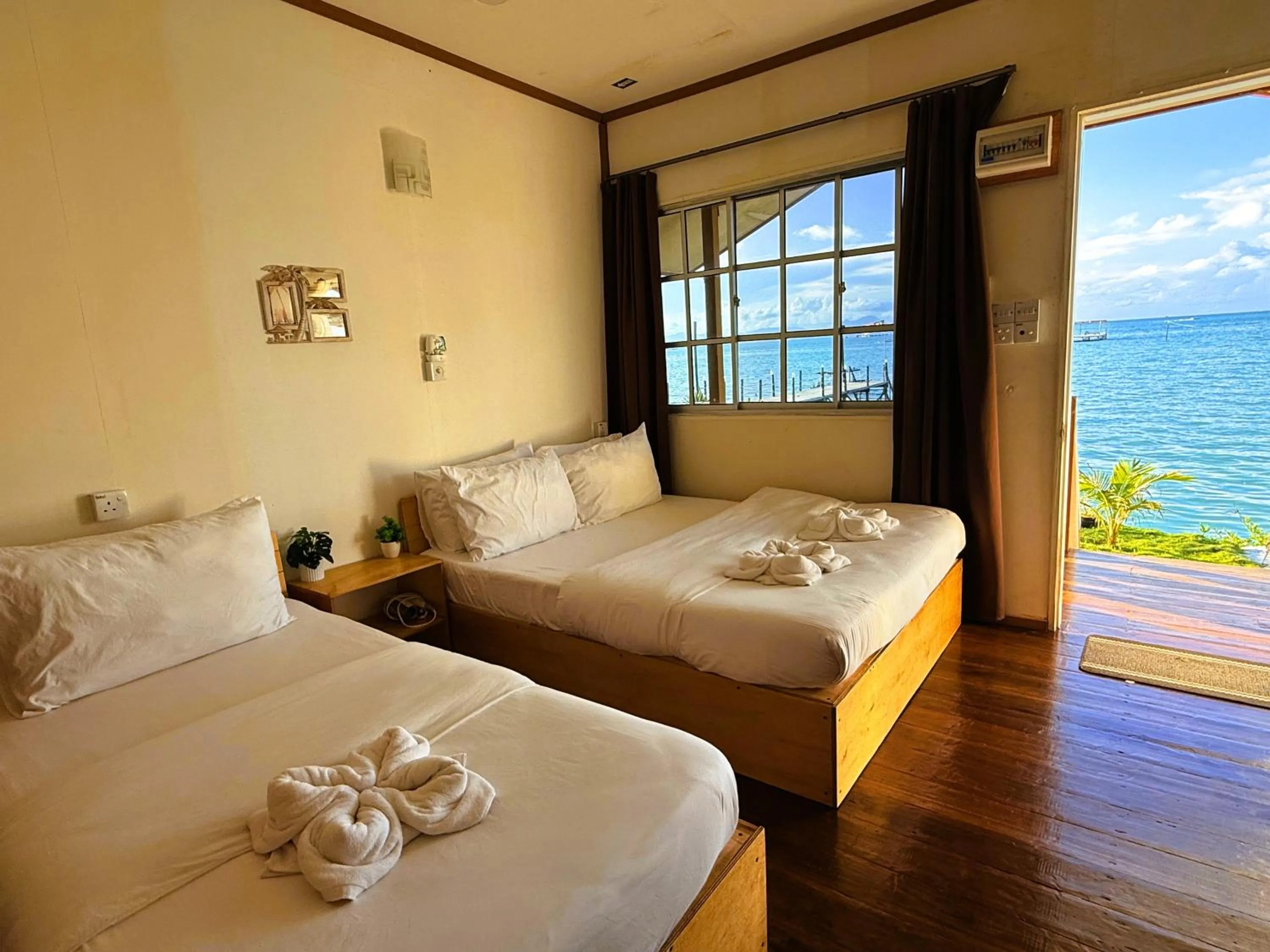 Superior Triple Room with Sea View in Panglima Resort Semporna