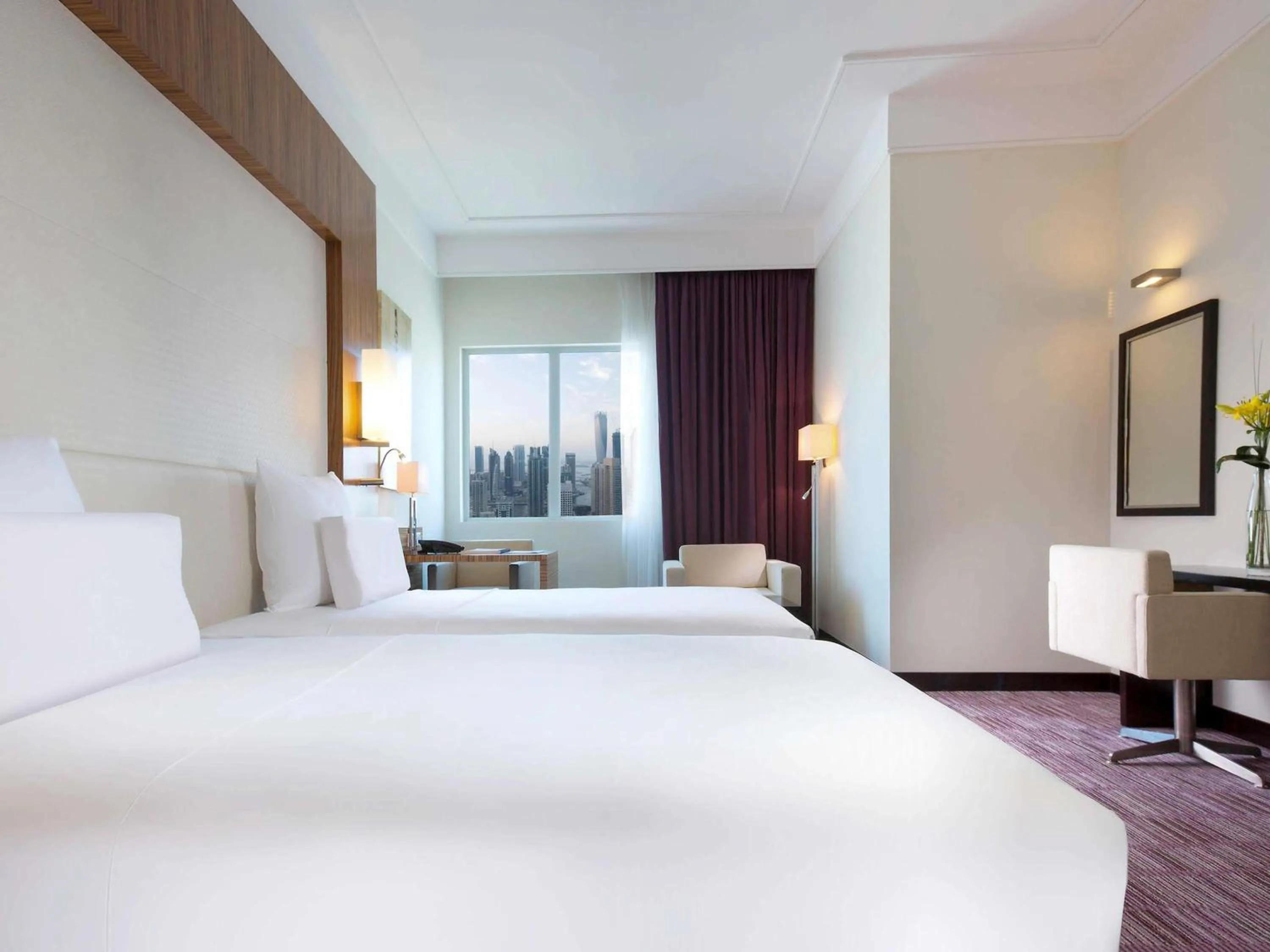 Superior Twin Room in Pullman Dubai Jumeirah Lakes Towers