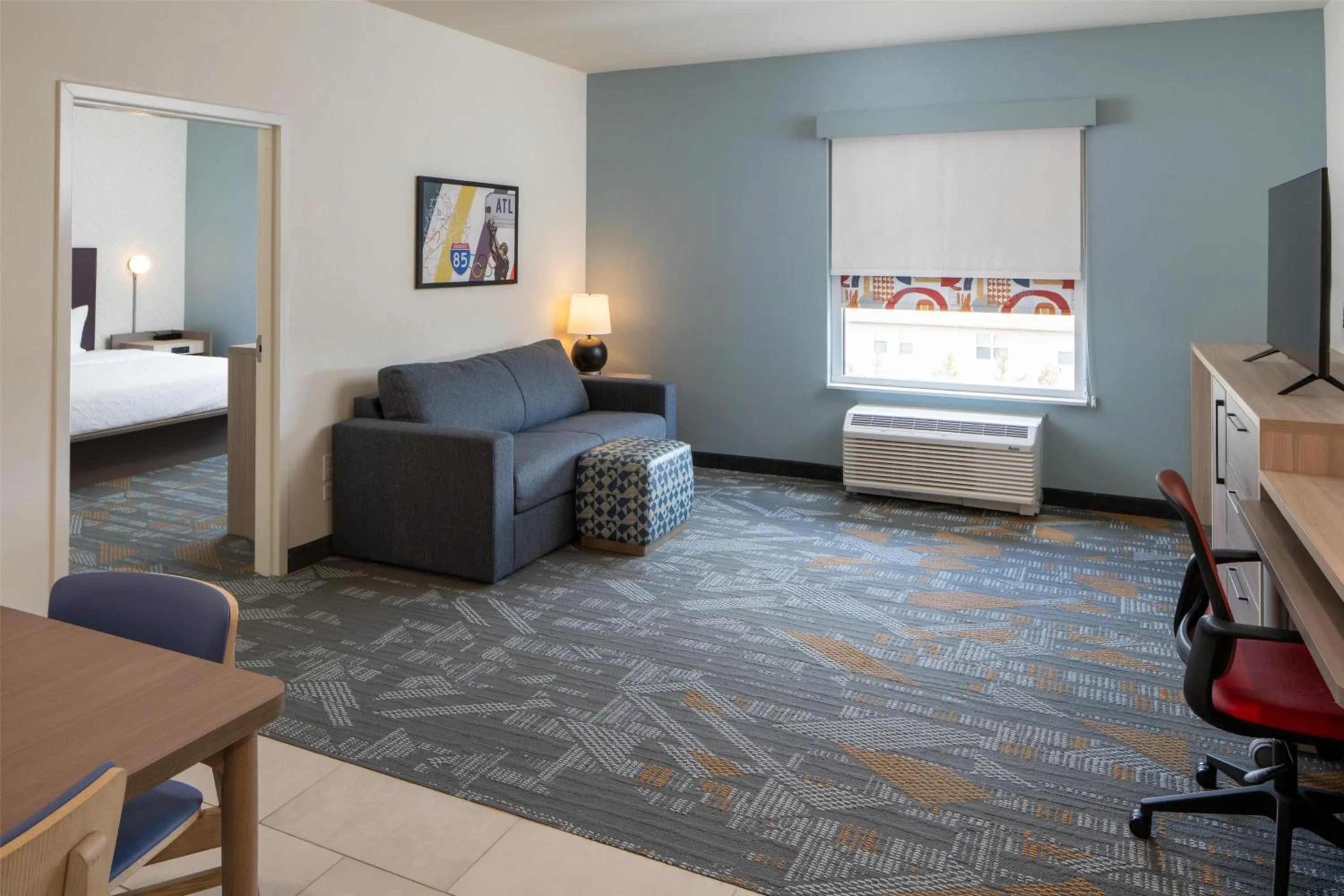 King Studio Suite with Accessible Tub - Mobility Access in Home2 Suites By Hilton West Lafayette
