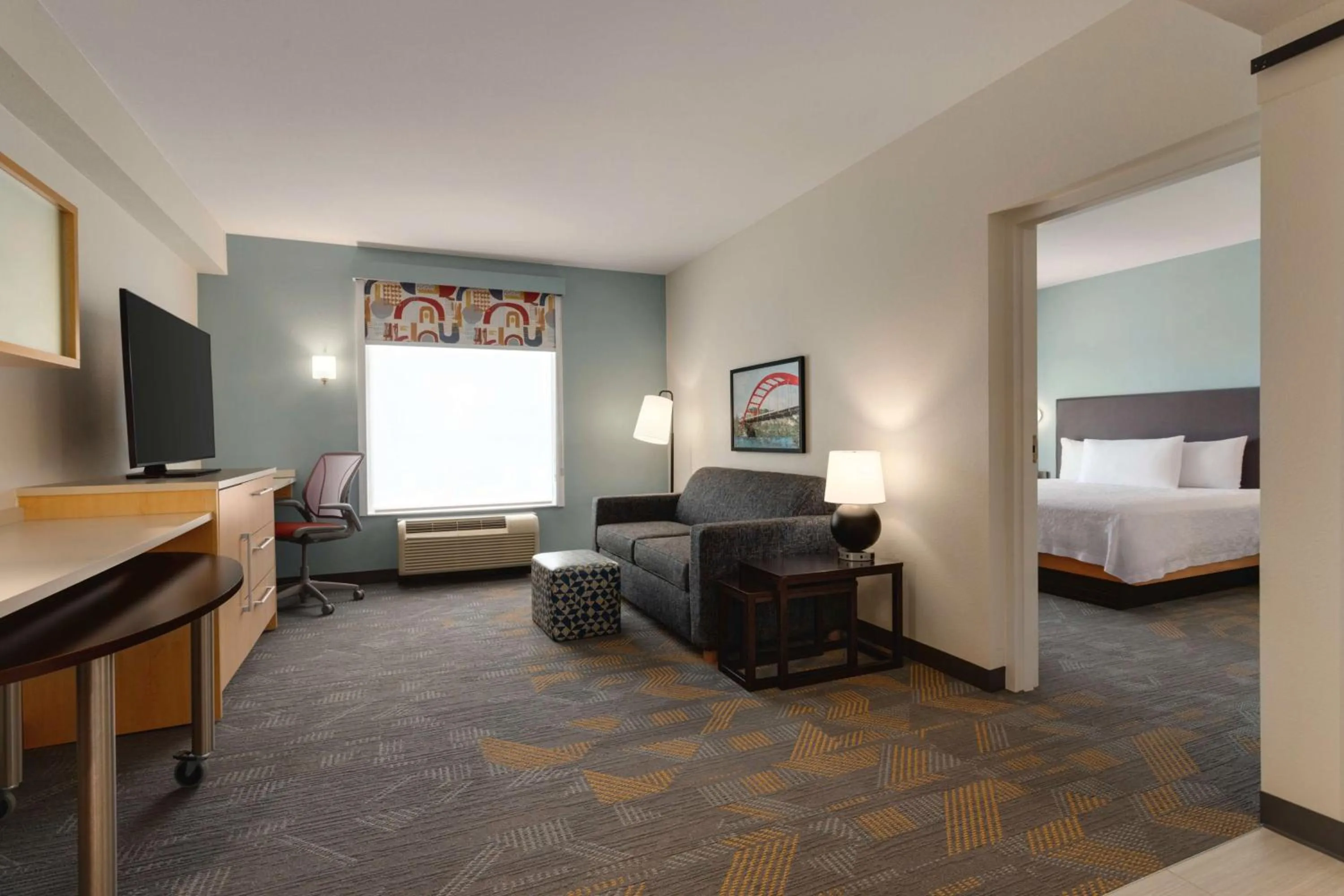 King Suite - Mobility Access/Non-Smoking in Home2 Suites by Hilton Austin North/Near the Domain, TX