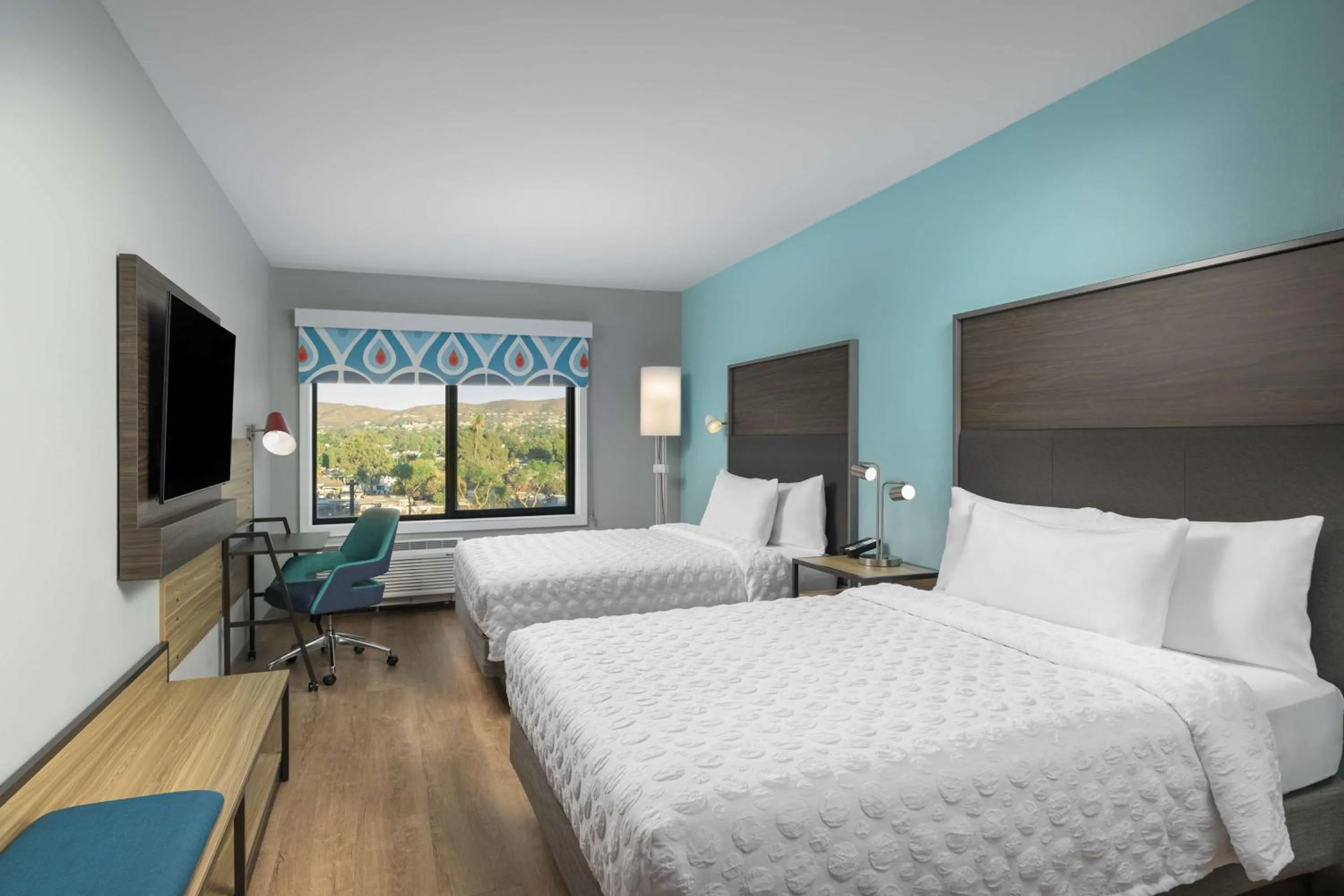 Queen Room with Two Queen Beds and Walk-In Shower in Tru by Hilton Norco Eastvale