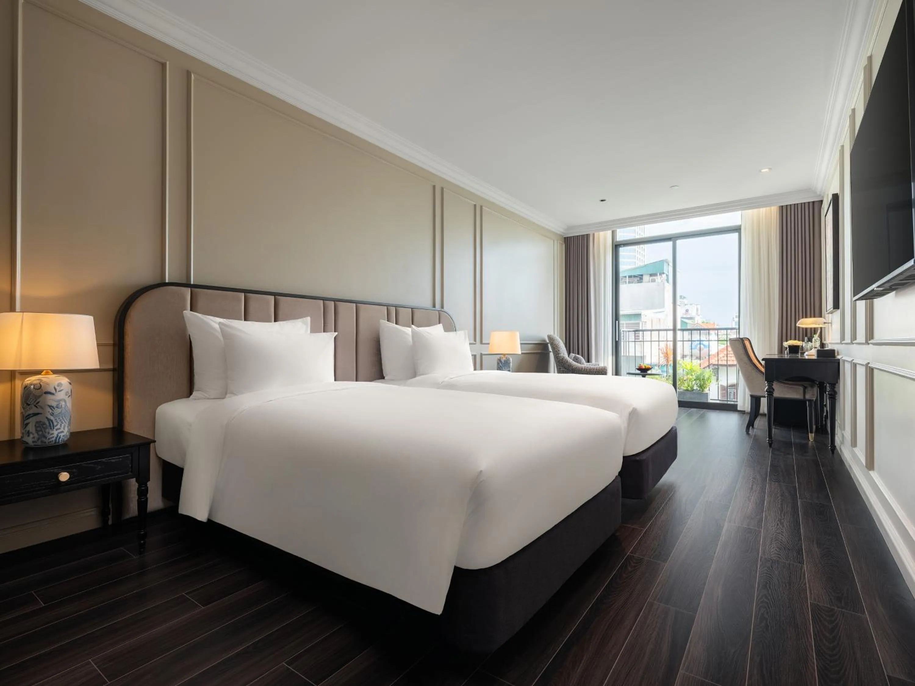 Twin Room with Balcony in T Boutique Hotel