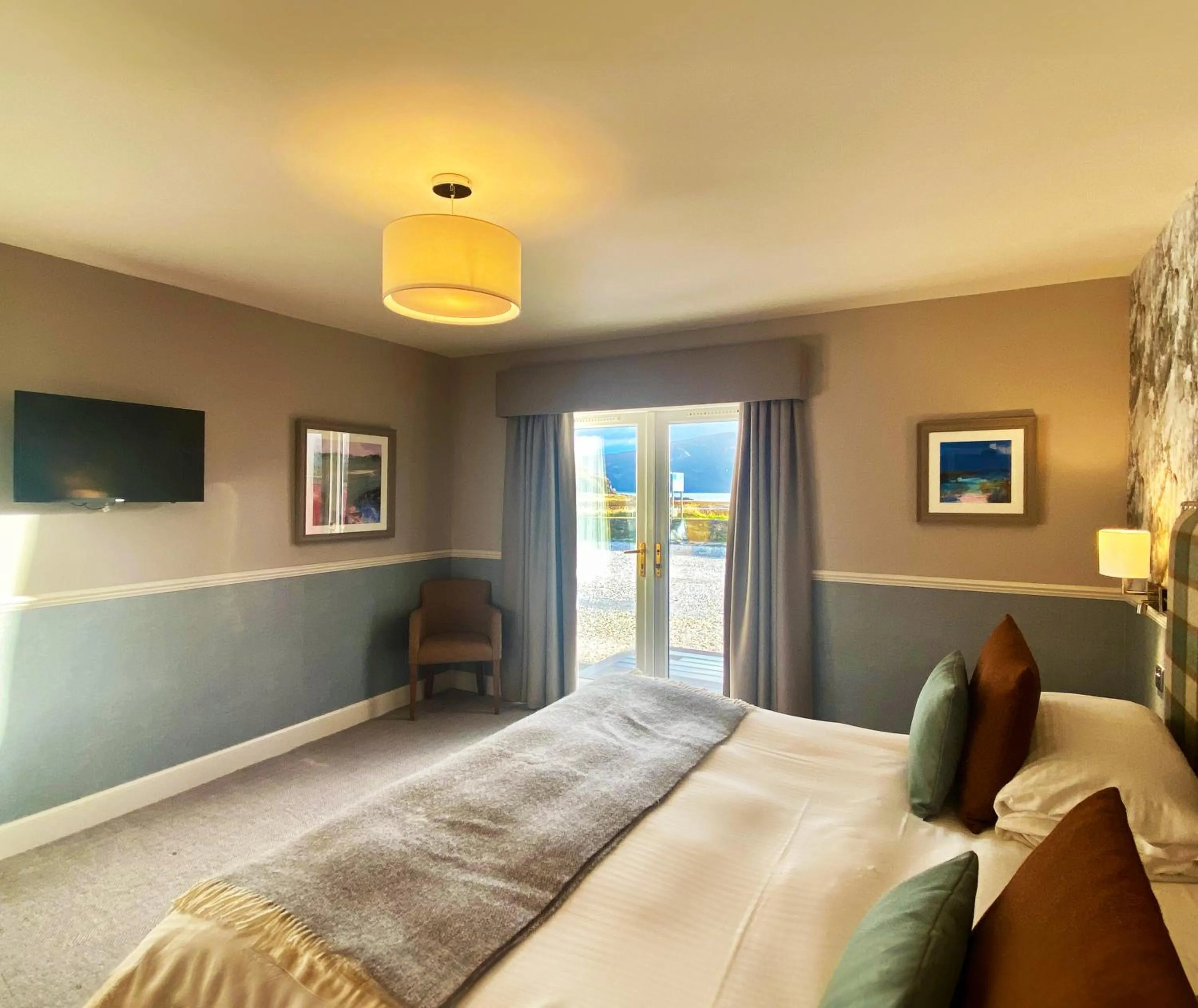 Deluxe Double or Twin Room with Sea View in Balmacara Hotel