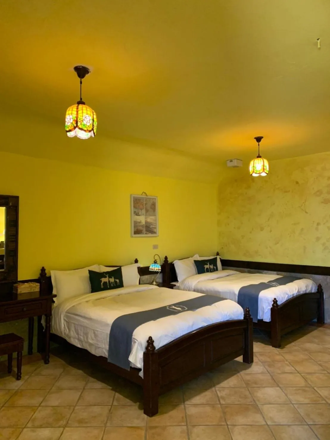 Twin Room with Garden View in 日初雲來民宿