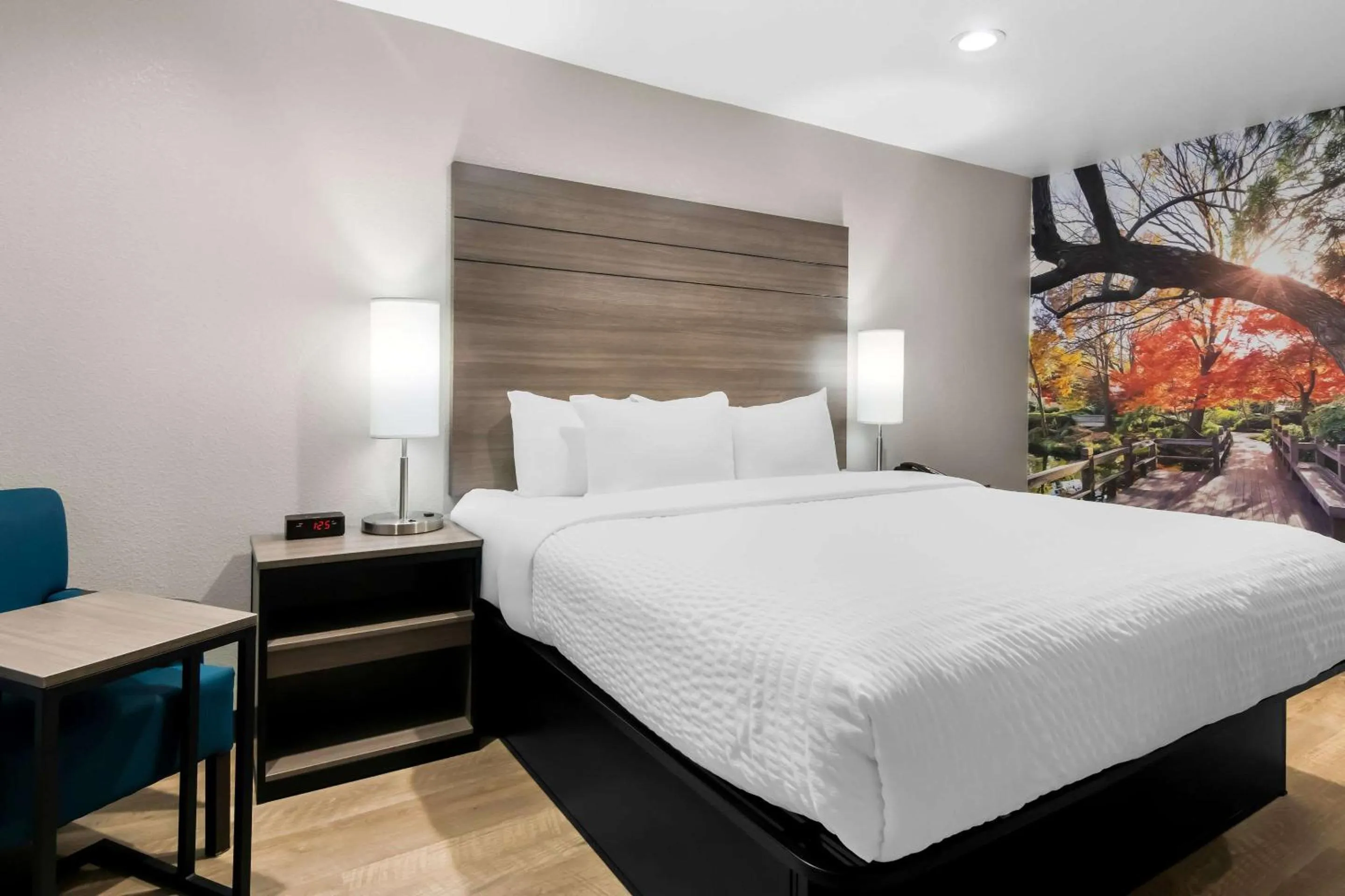 King Room - Non Smoking/Interior Hall in Clarion Pointe