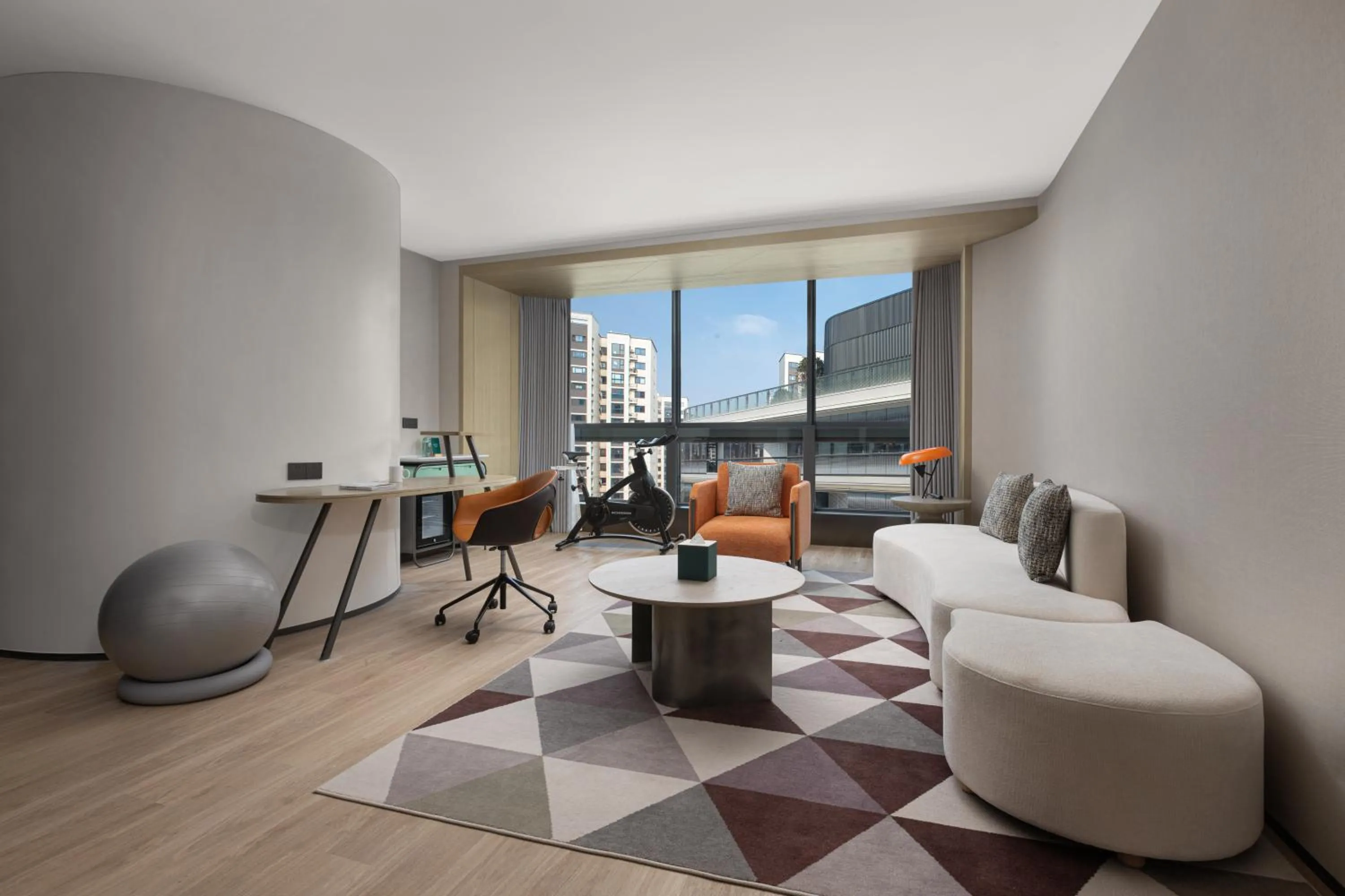 One-Bedroom Suite with Bath Tub in EVEN Hotel Shanghai Hongqiao CBD by IHG