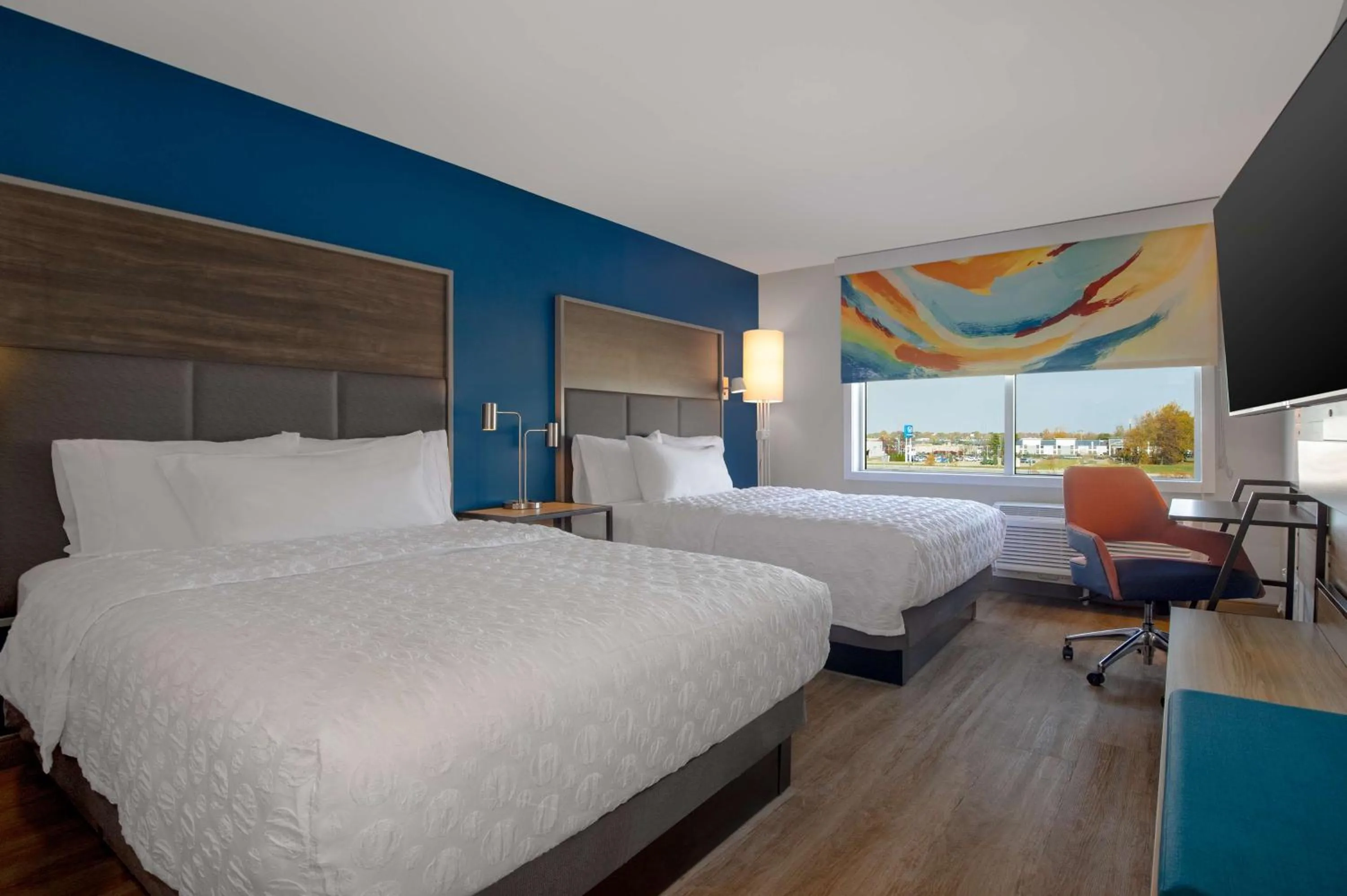 Queen Room with Two Queen Beds and Walk-In Shower in Tru By Hilton Anderson