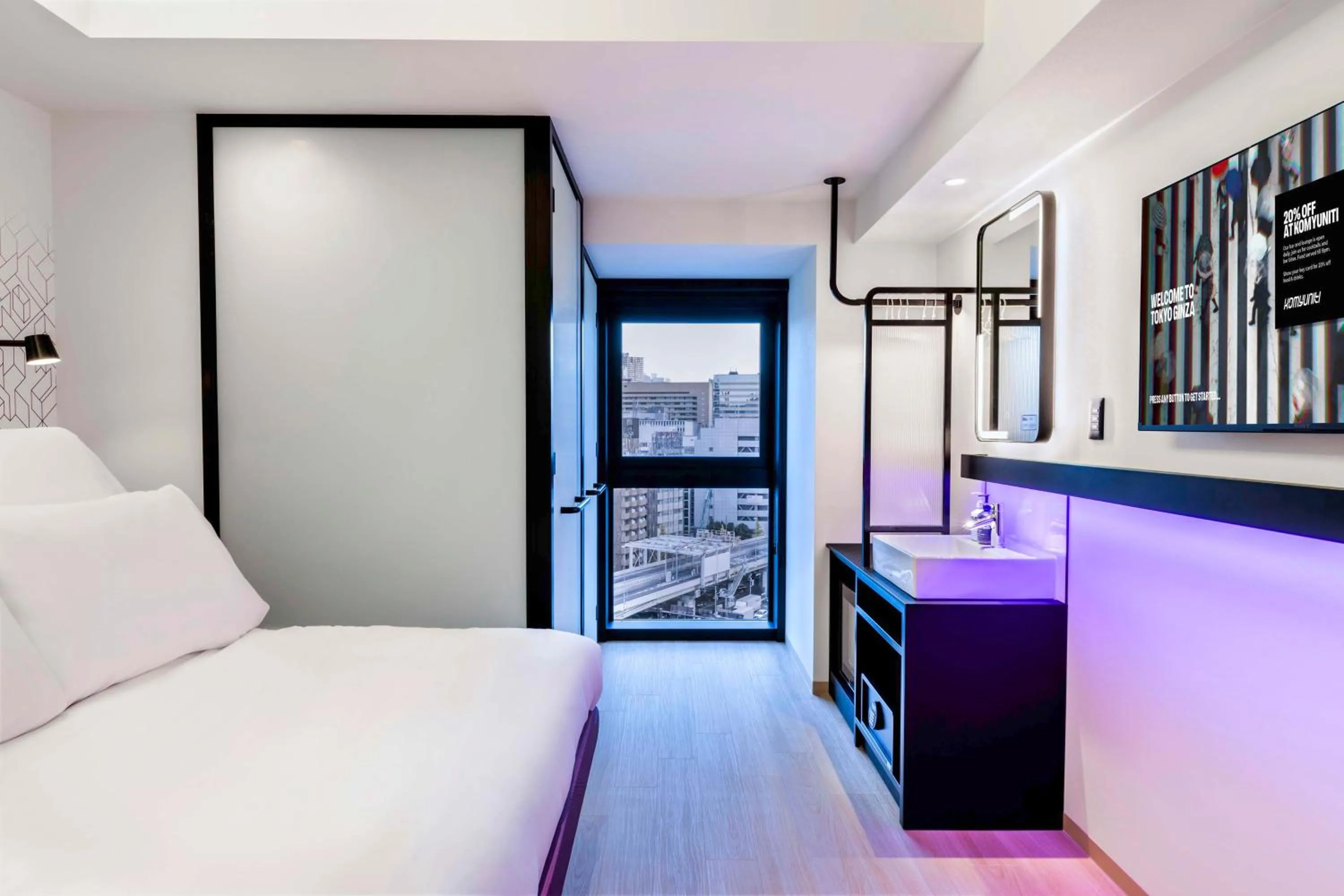 Premium Queen in YOTEL Tokyo Ginza