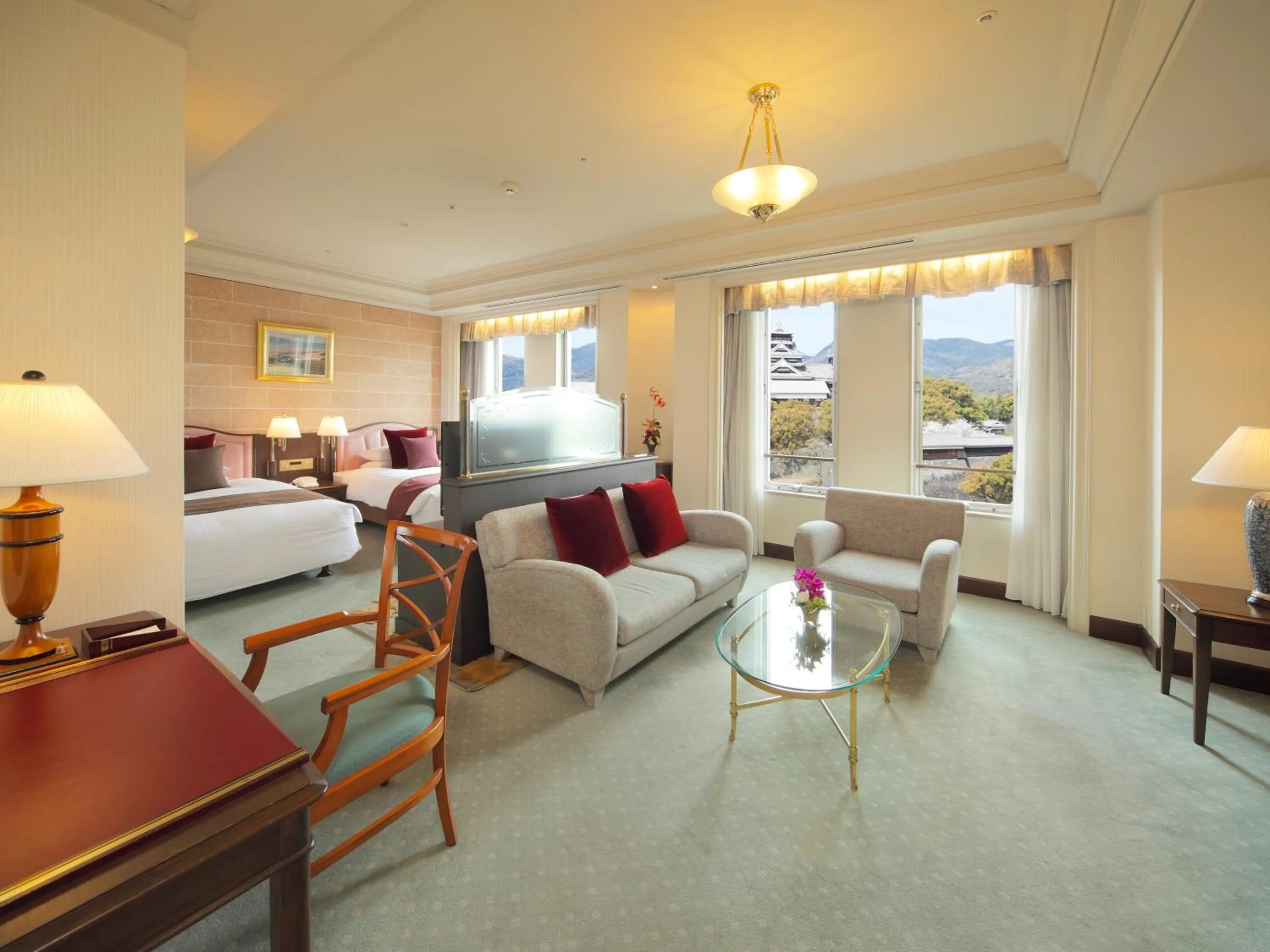 Executive Twin Room with Castle View - single occupancy in Kumamoto Hotel Castle