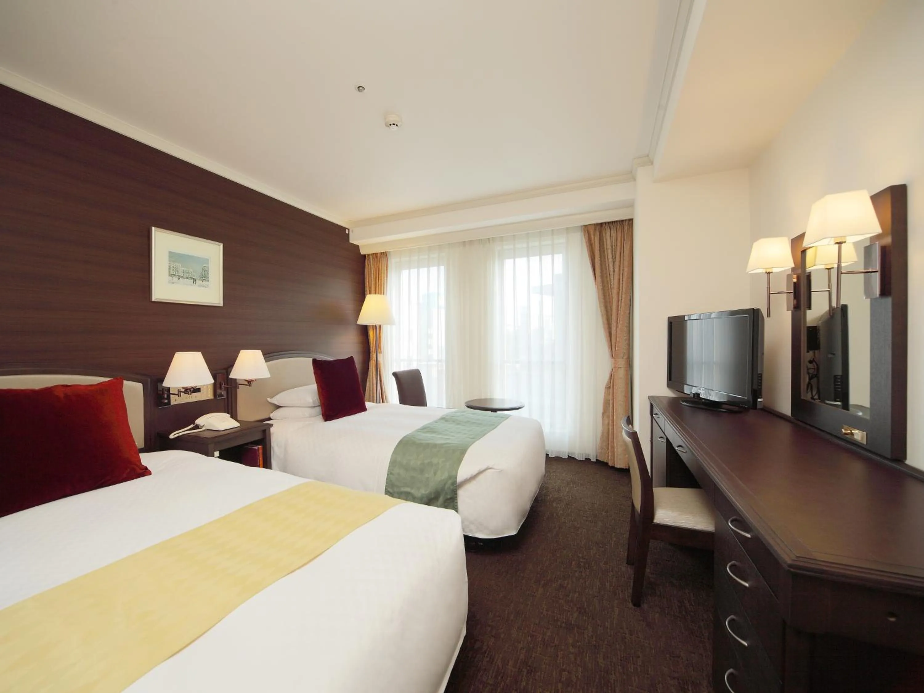 Standard Twin Room with City View - single occupancy in Kumamoto Hotel Castle