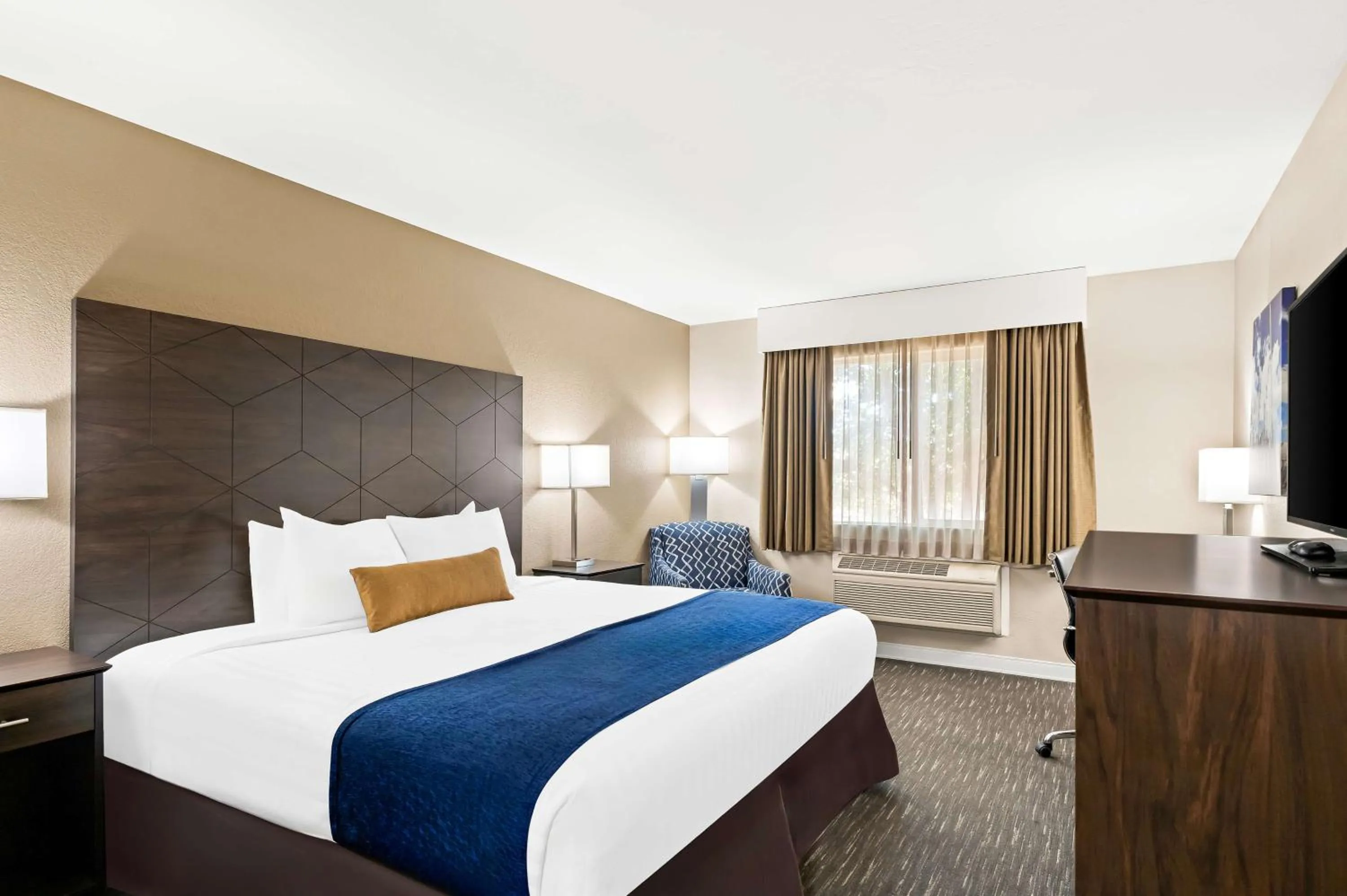 King Room with Roll-In Shower - Mobility Access in Best Western Snowflake Inn