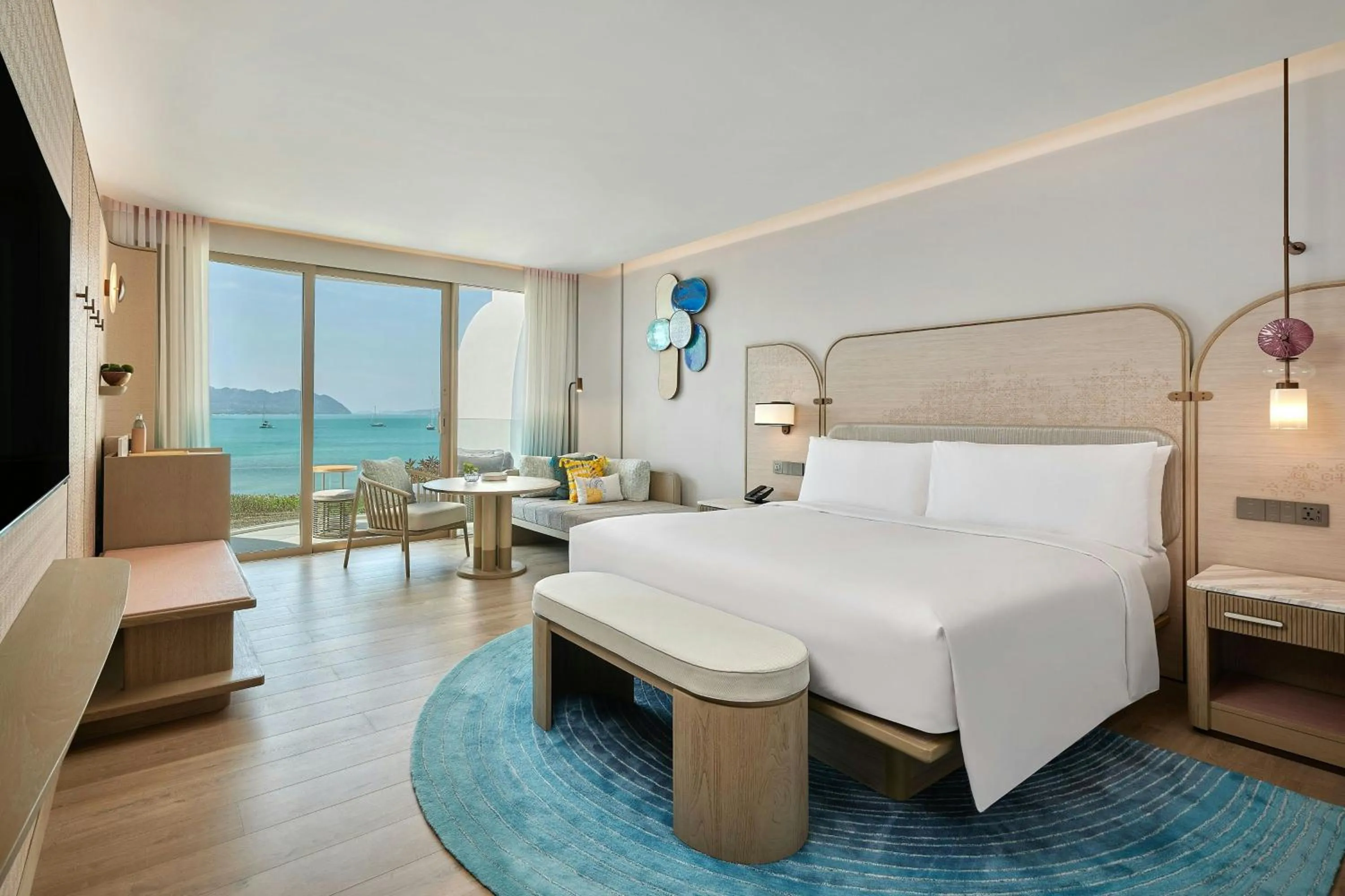 King Room with Sofa Bed and Balcony - Ocean View in Veranda Resort Phuket, Autograph Collection