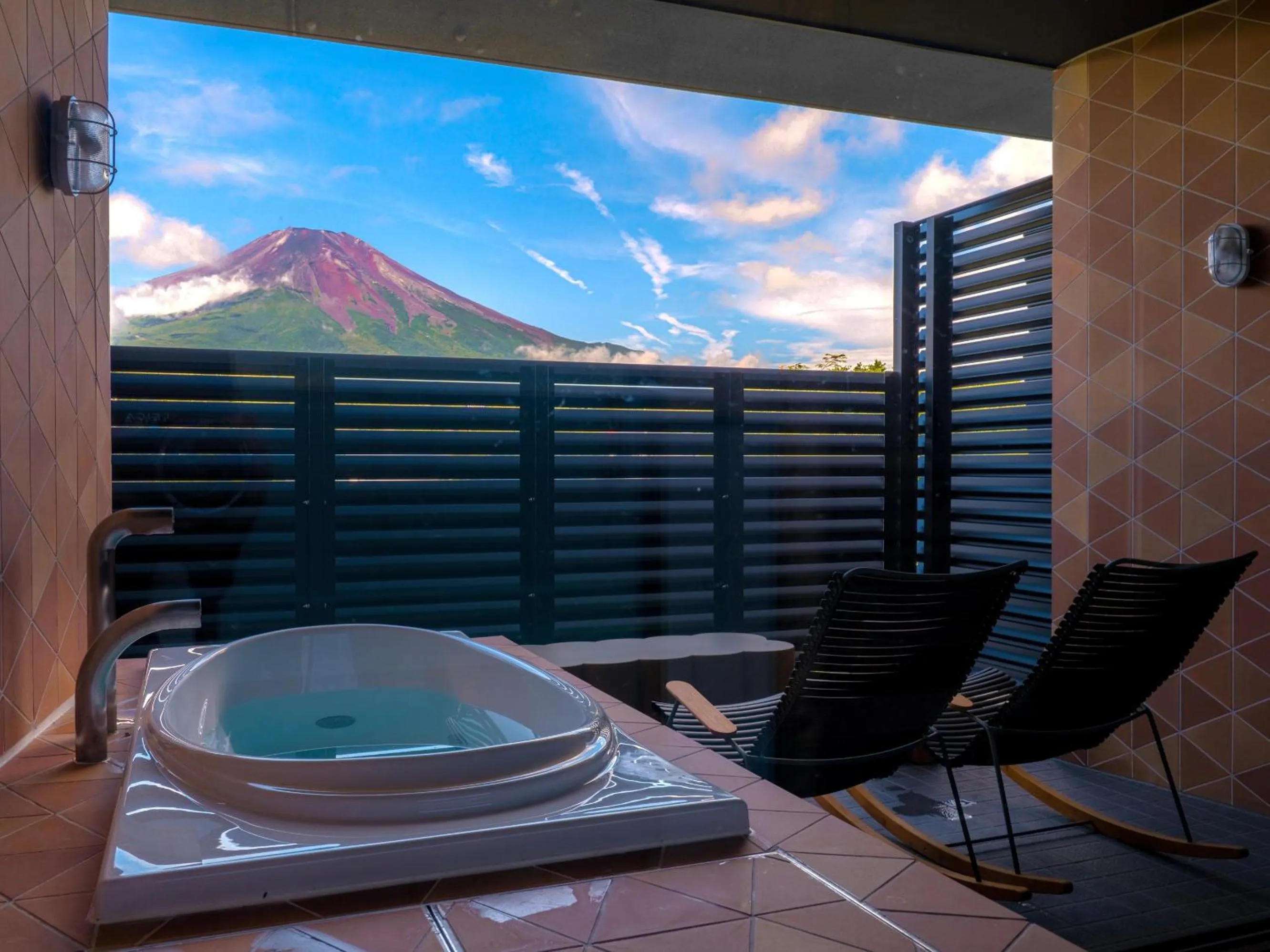 Suite B Mt.Fuji View in Mt Fuji View and Private Sauna Ryokan Shizuku しずく