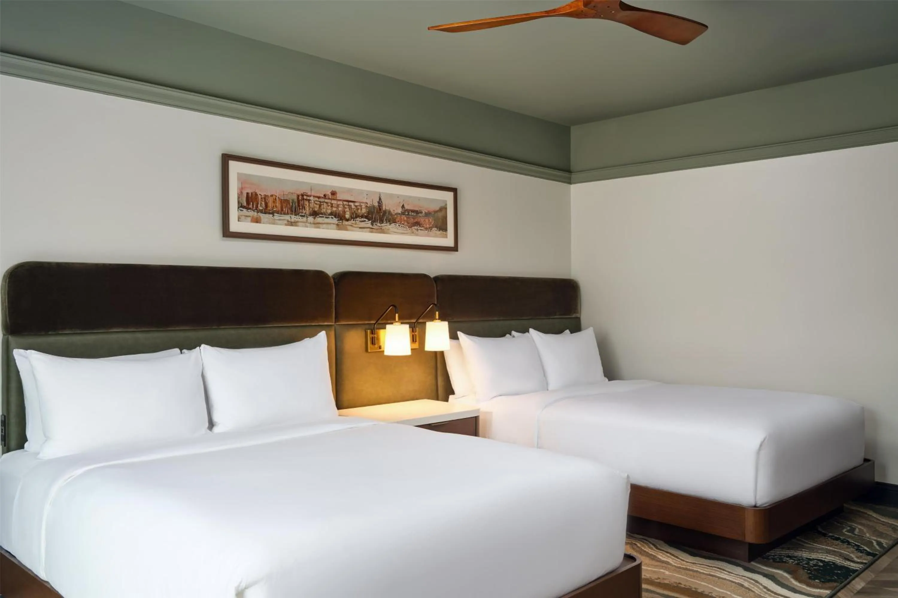 Queen Room with Two Queen Beds in Tryon Riverfront Inn New Bern, Tapestry Collection By Hilton