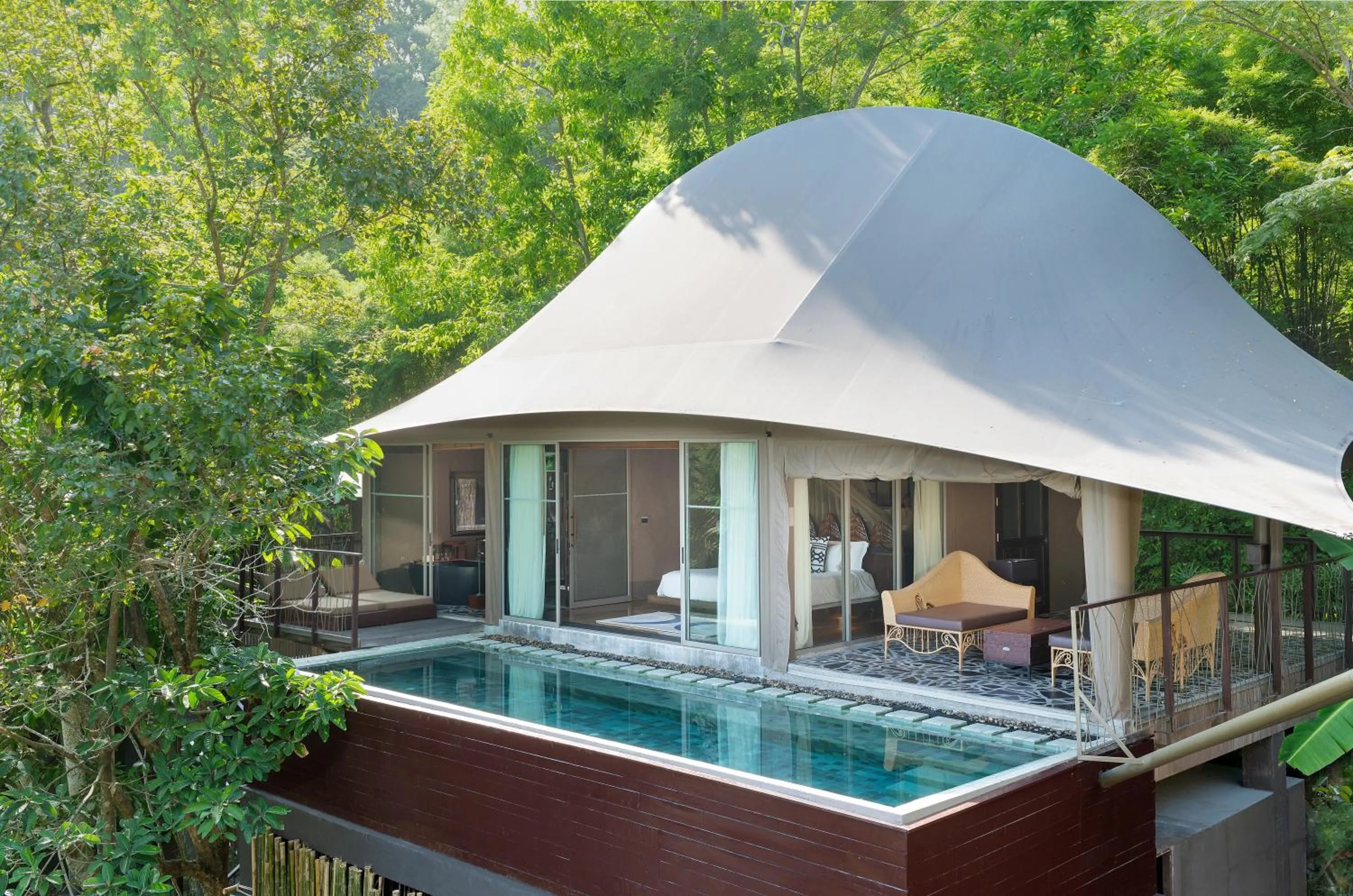 Tent Villa with Private Pool in Keemala