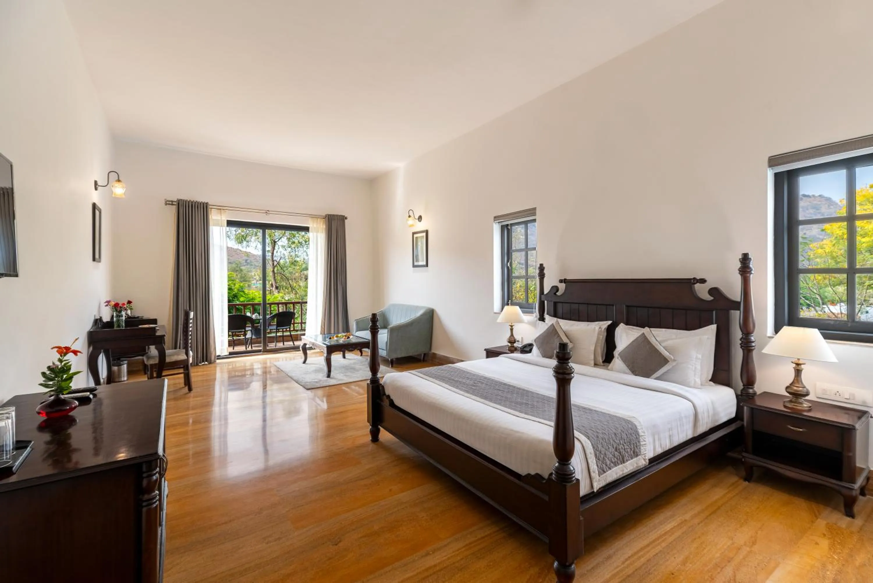 Suite with Mountain View in The Hunting Lodge - Luxury Resort in Udaipur