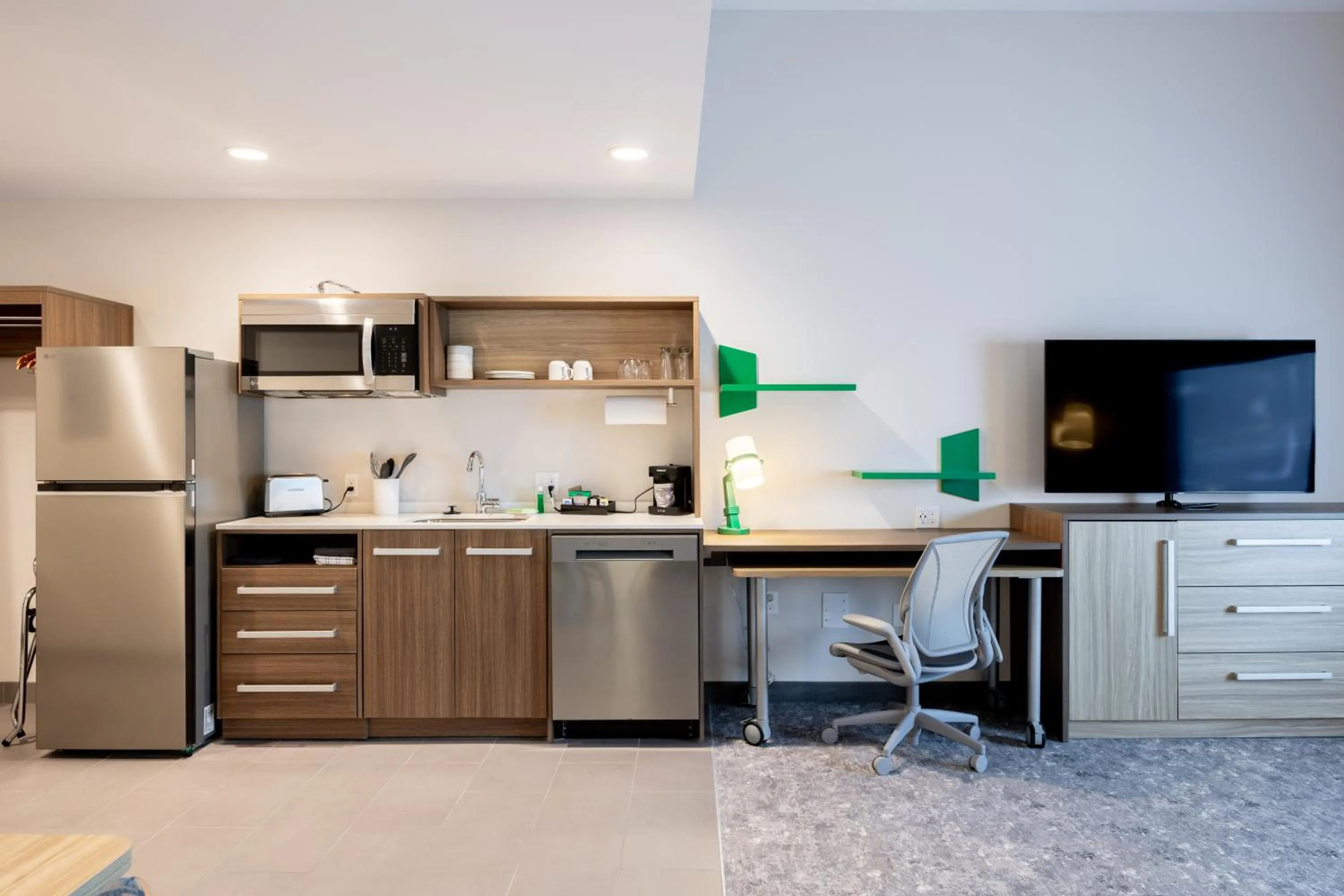 King Studio Suite - Hearing Access in Home2 Suites By Hilton Kalamazoo Southeast