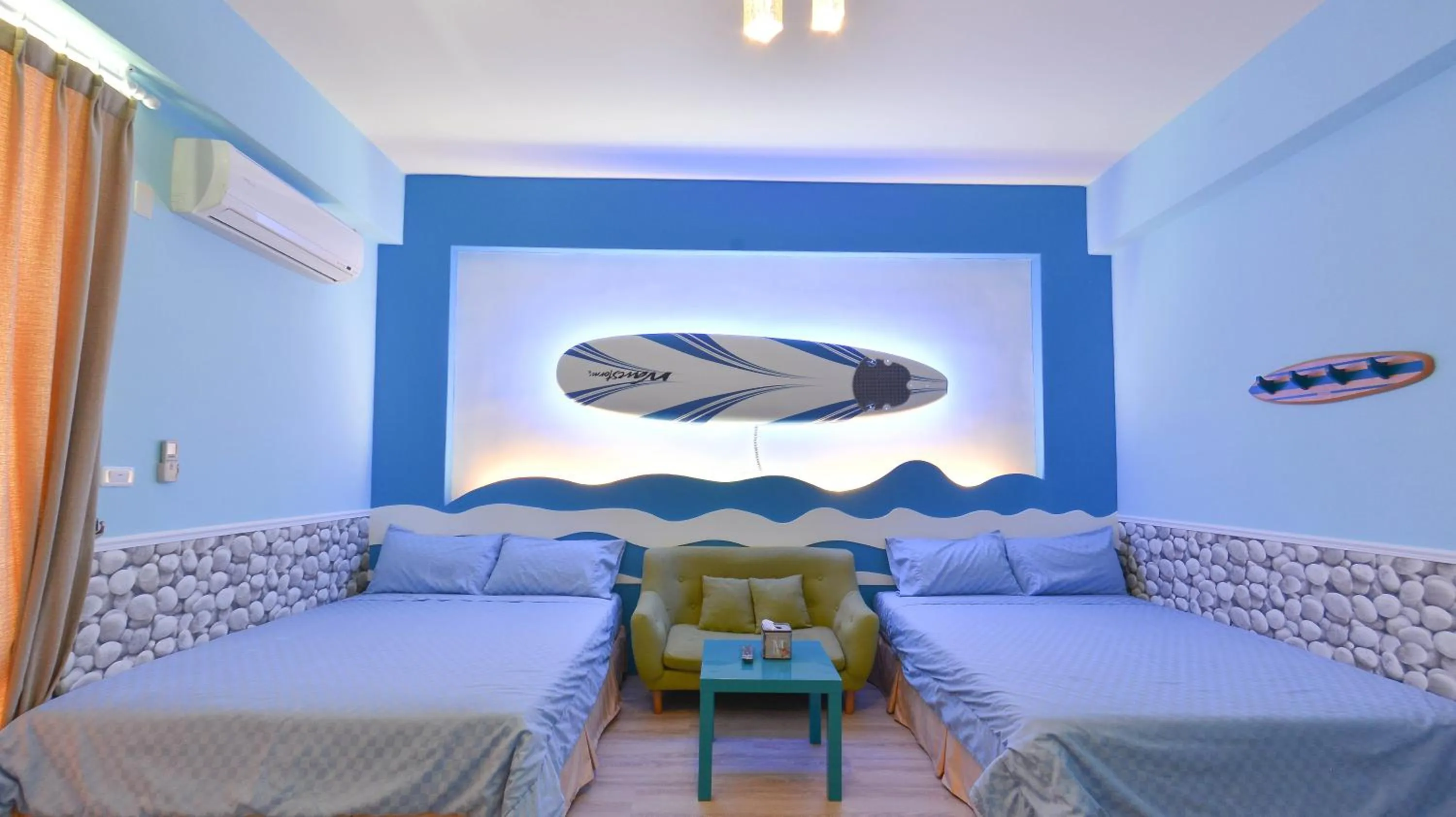 Quadruple Room with Balcony in Minsuku B&B