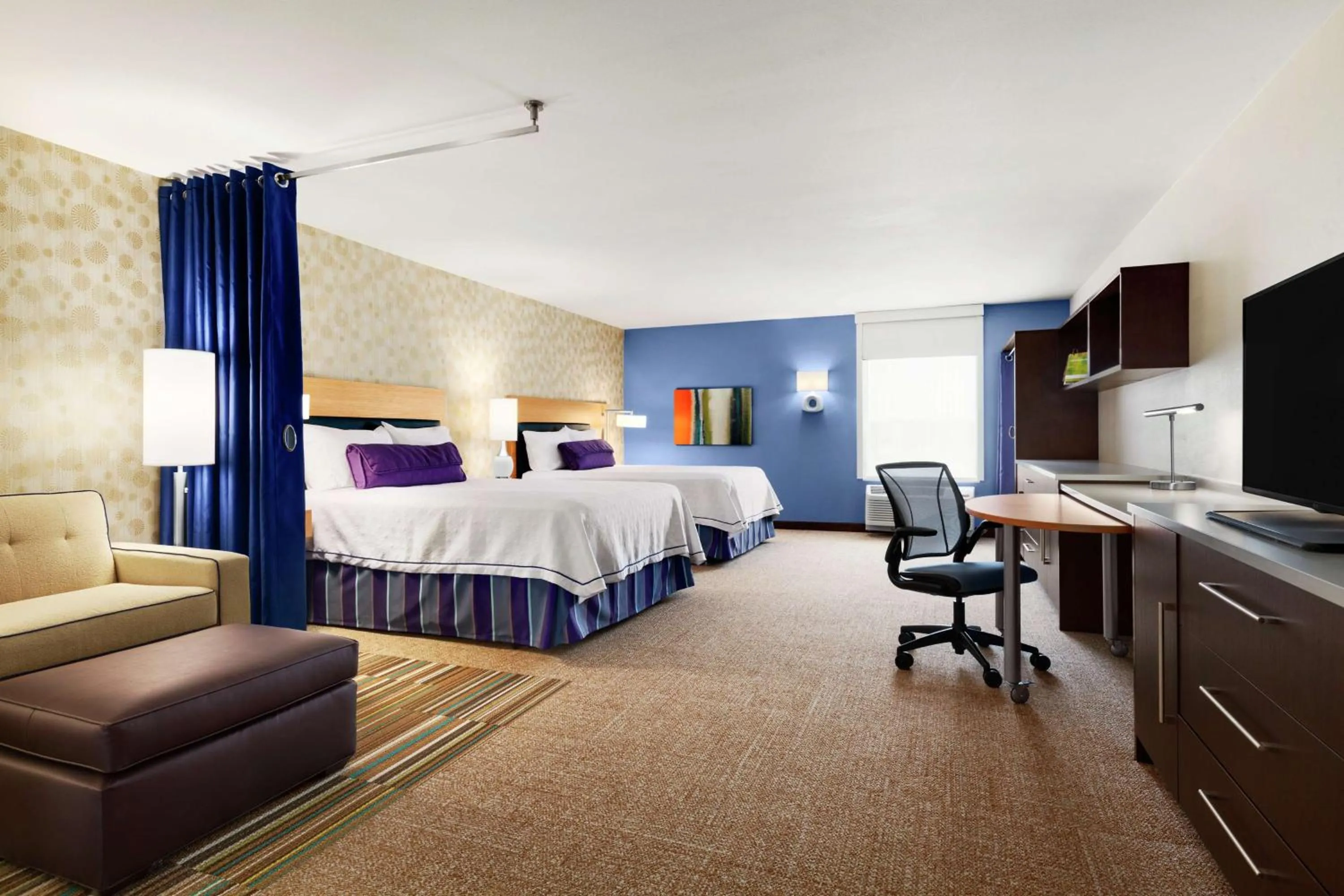 Queen Studio with Two Queen Beds - Non-Smoking in Home2 Suites by Hilton San Angelo