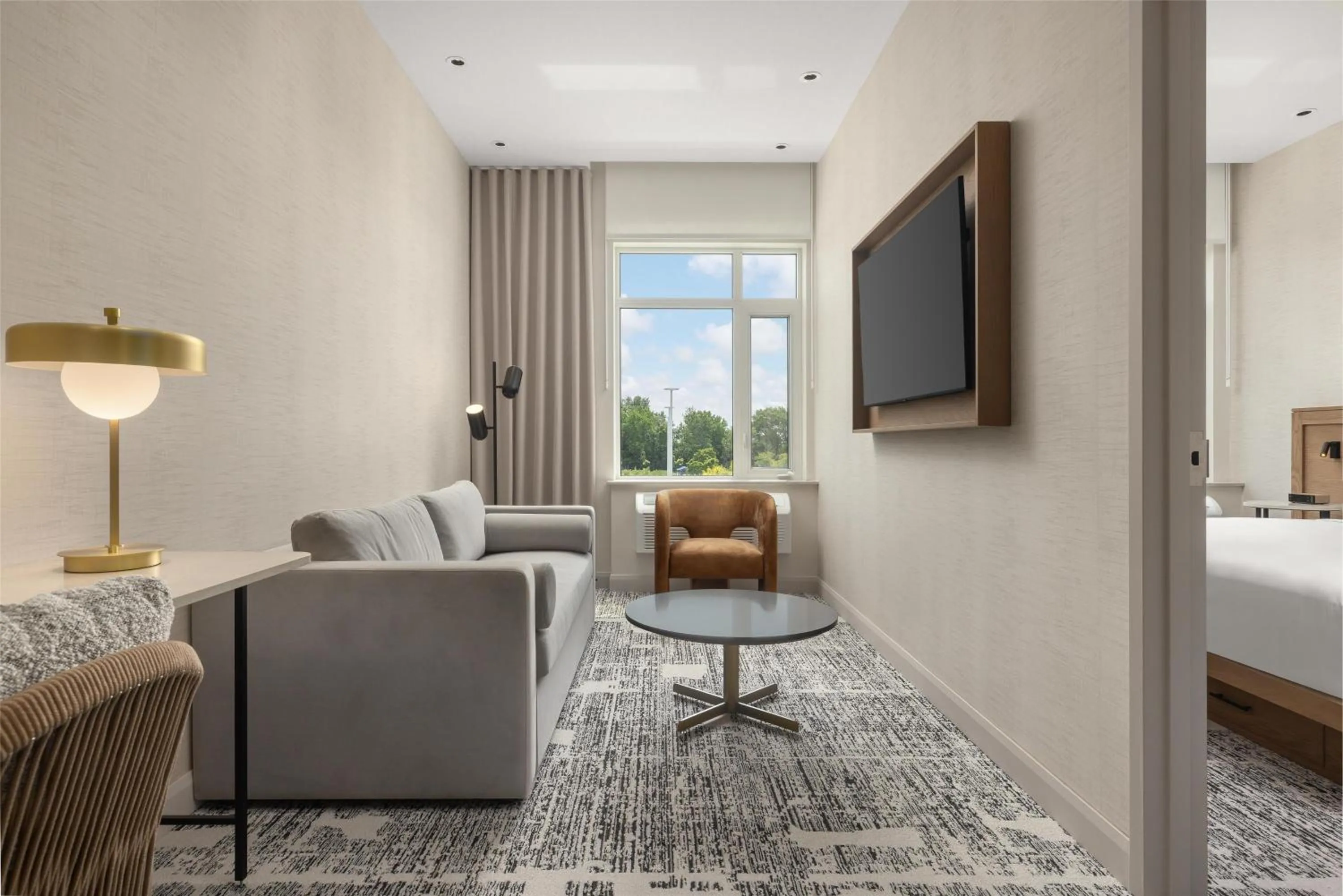 One-Bedroom King Suite in Hotel Railwayparc Montreal, Tapestry Collection By Hilton