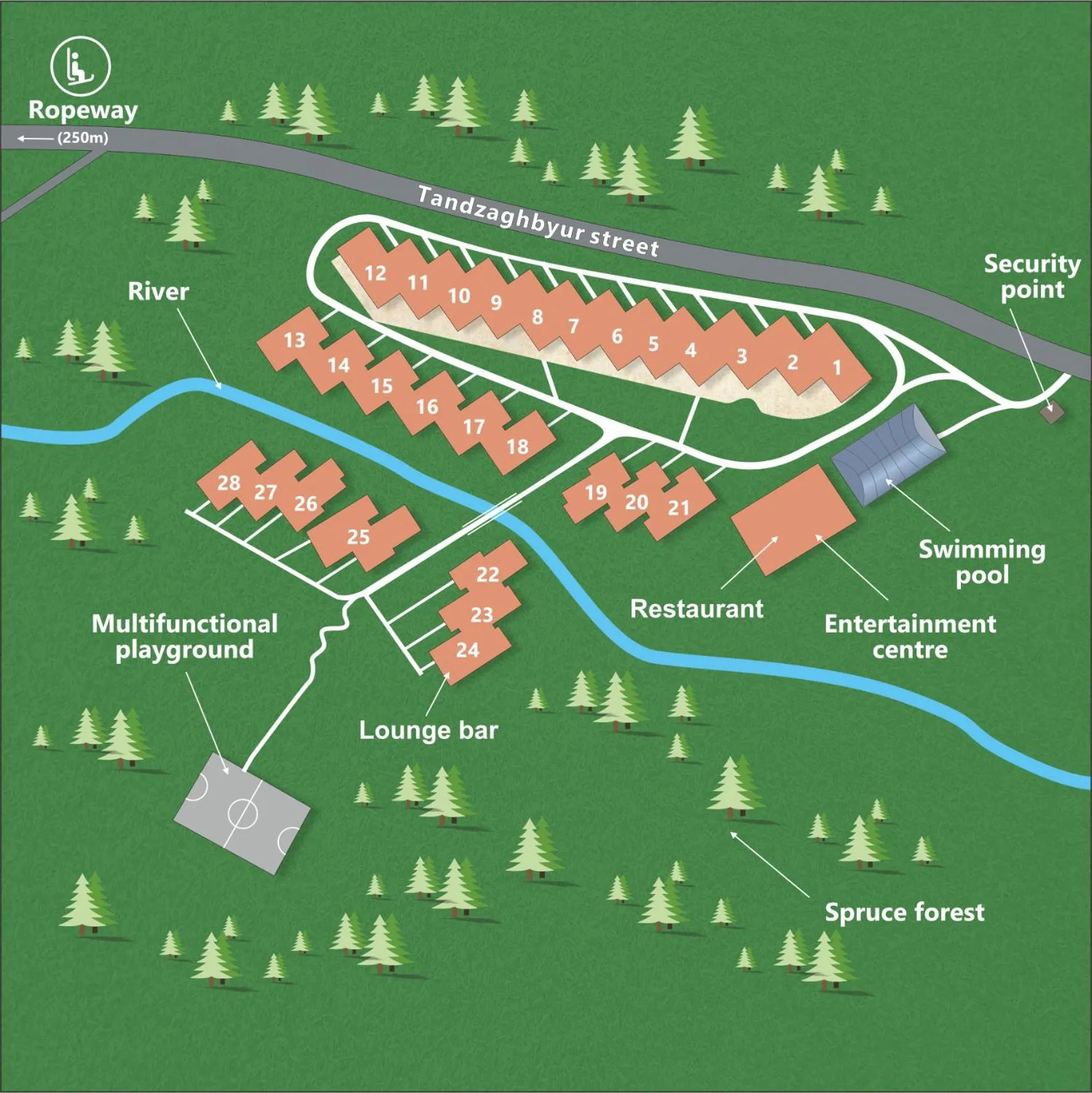 Budget Double Room in Teghenis Resort